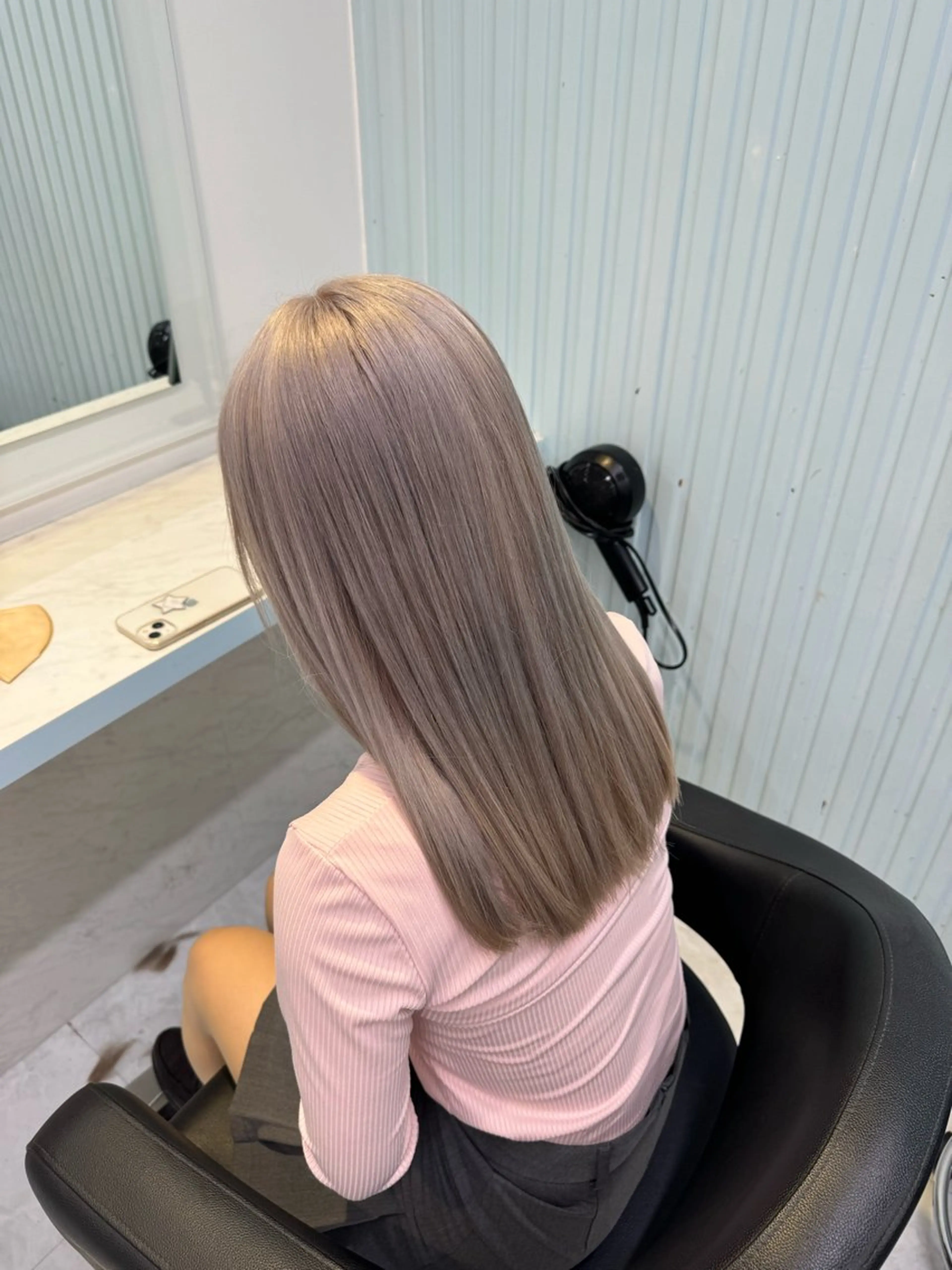 ロング カラー ヘアカラー 🩷モテ髪&透明感 🩷ミルクティー🩷のヘアスタイル