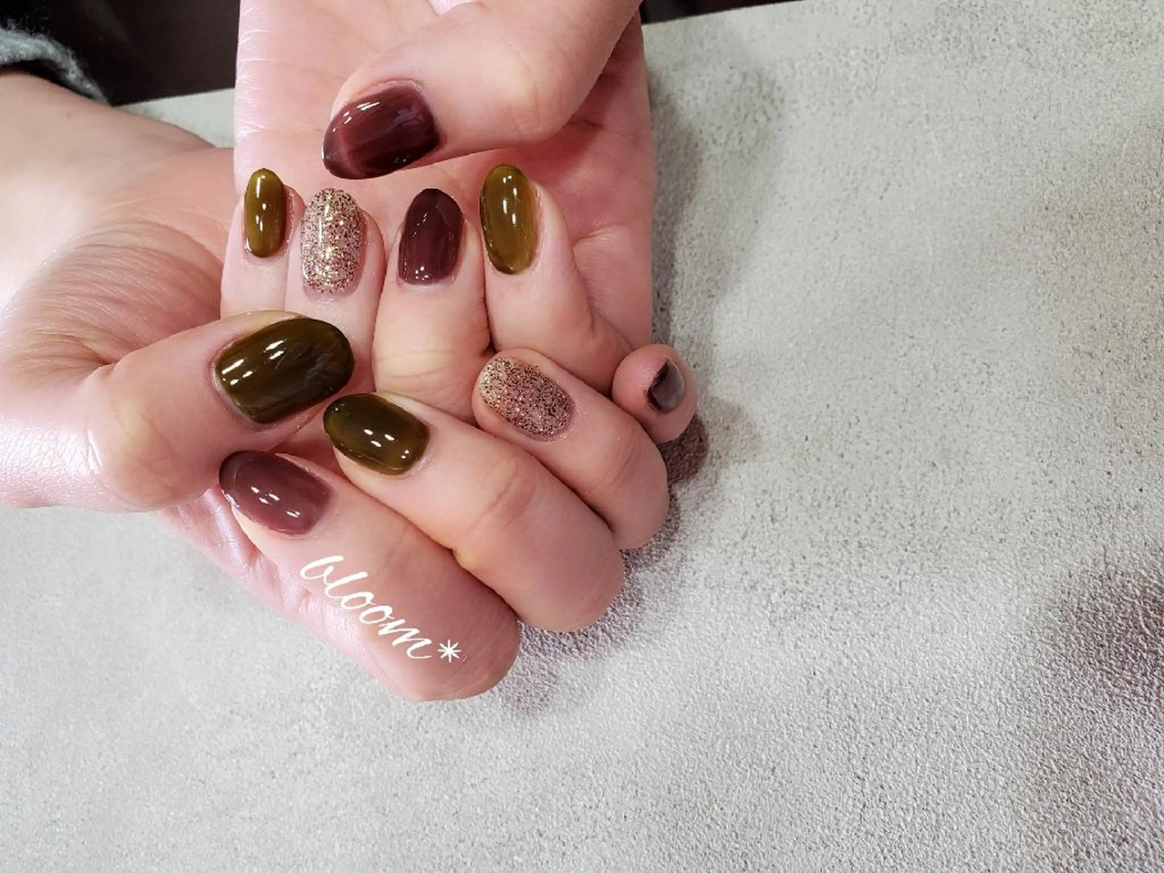 ネイル ワンカラーネイル ハンドネイル bloom *のネイルデザイン