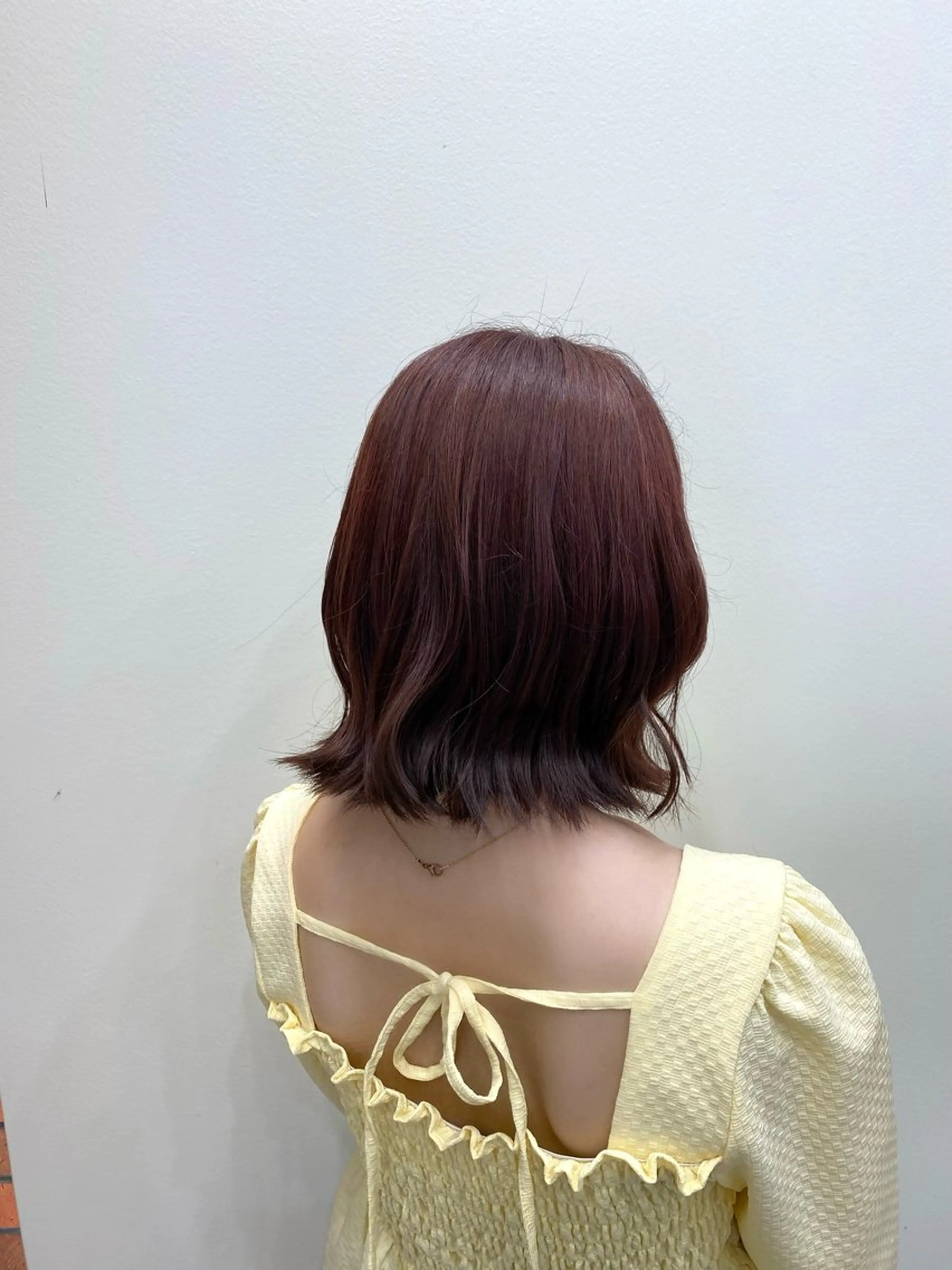 セミロング カラー サオリ仙台🩰儚カラ ー/透明感カラーのヘアスタイル