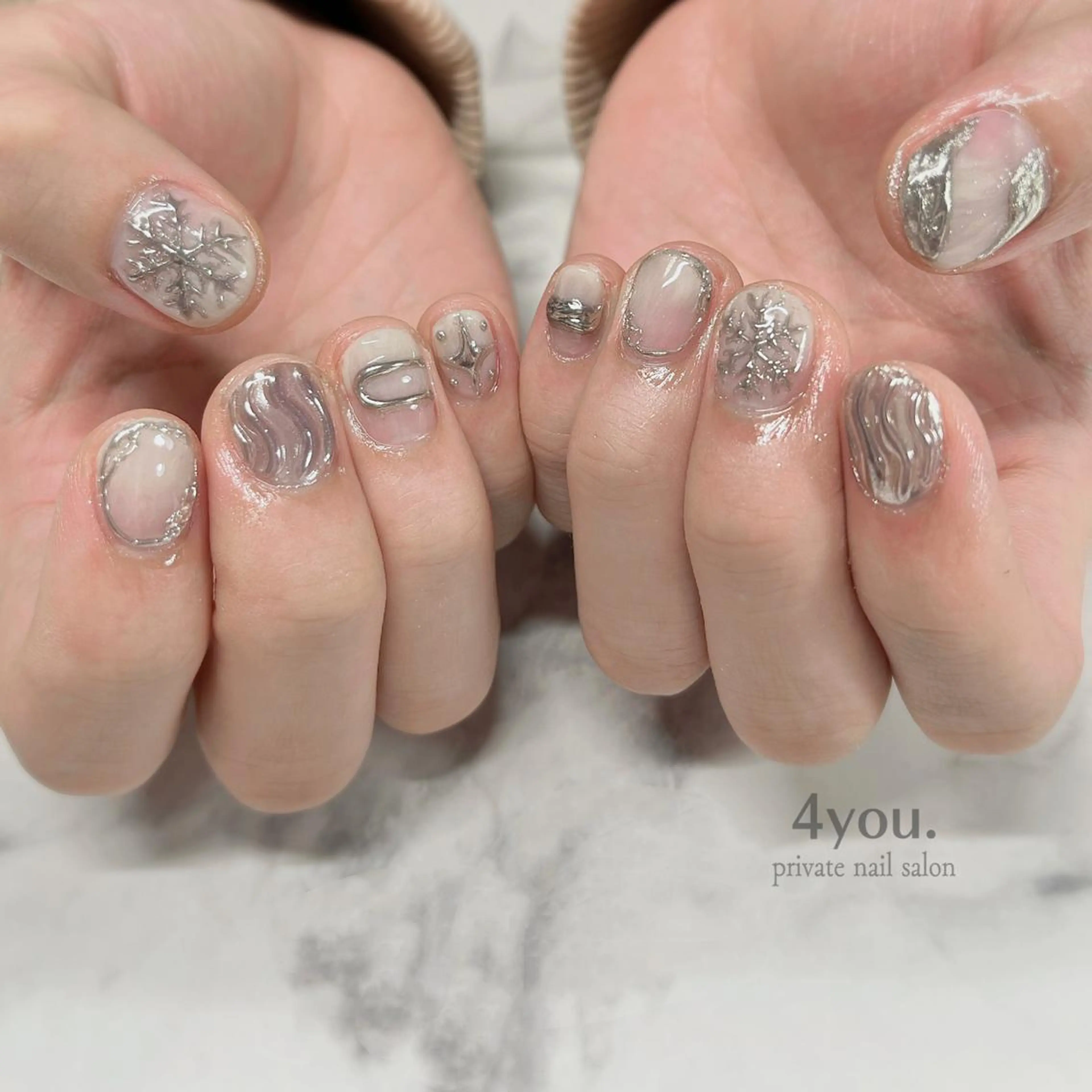 ネイル nail salon ４ｙｏｕ．のネイルデザイン