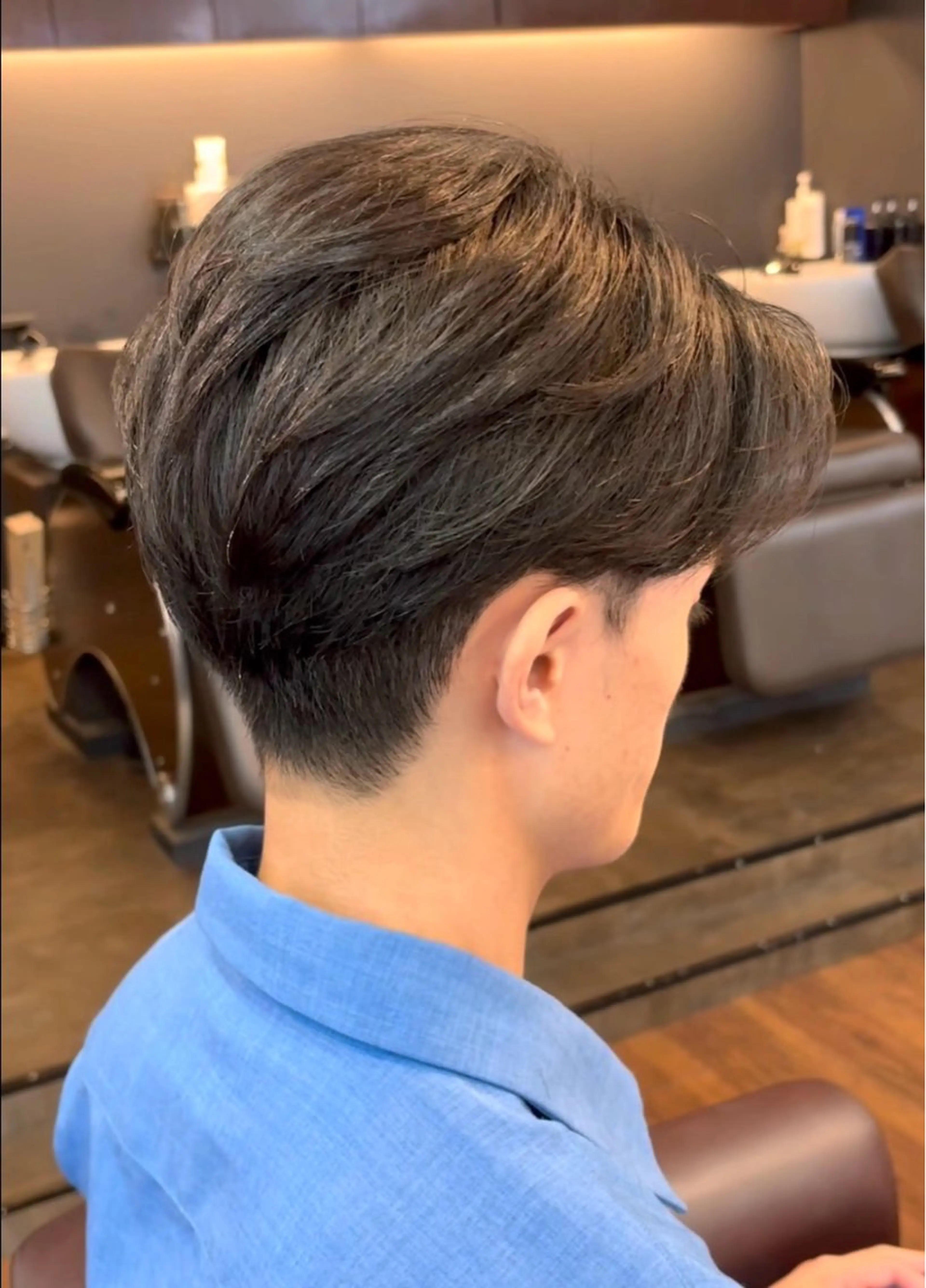 ショート カット パーマ レイヤー/メンズ 竹田凪儀のヘアスタイル