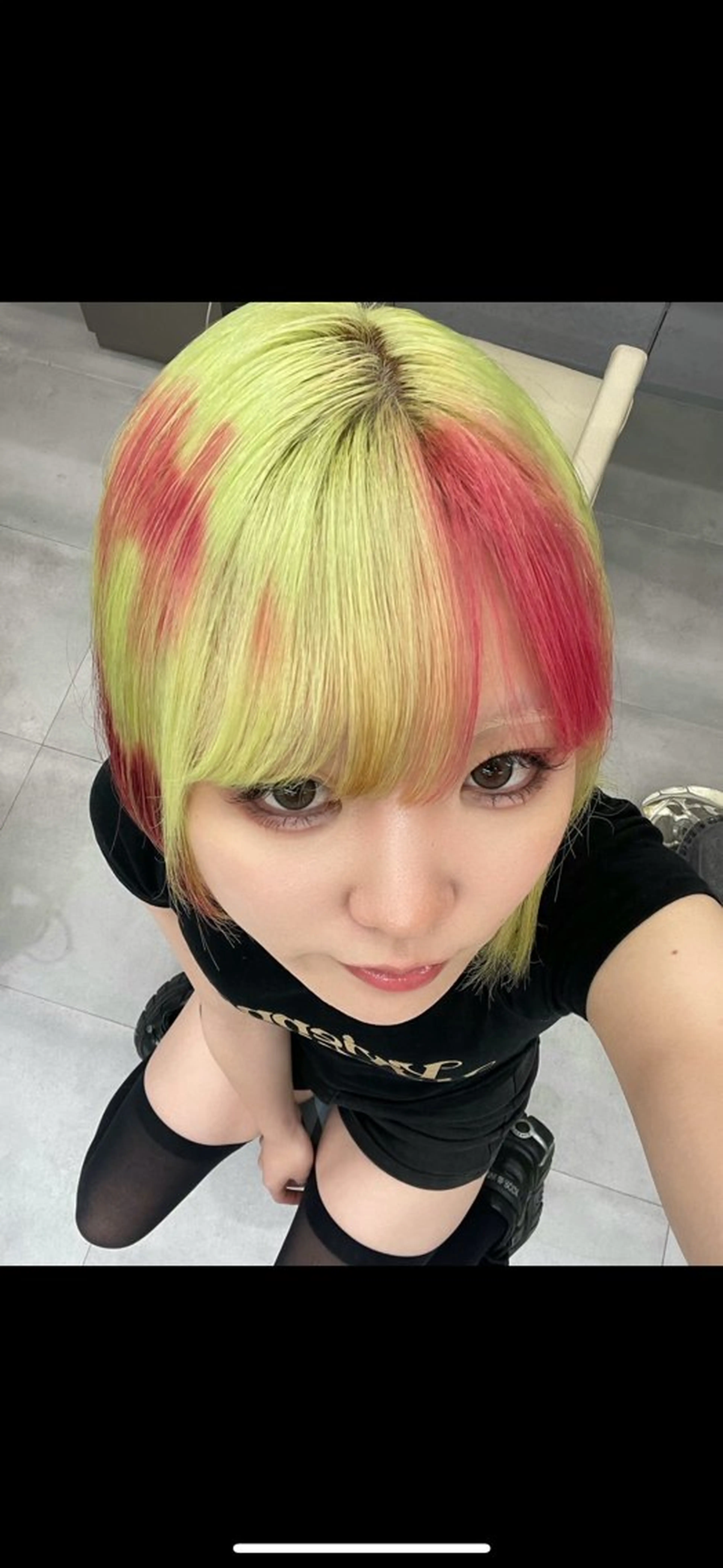 ミディアム カラー デザインカラー ヘアカラー 名古屋／デザイン／ ブリーチ/松井亮磨のヘアスタイル