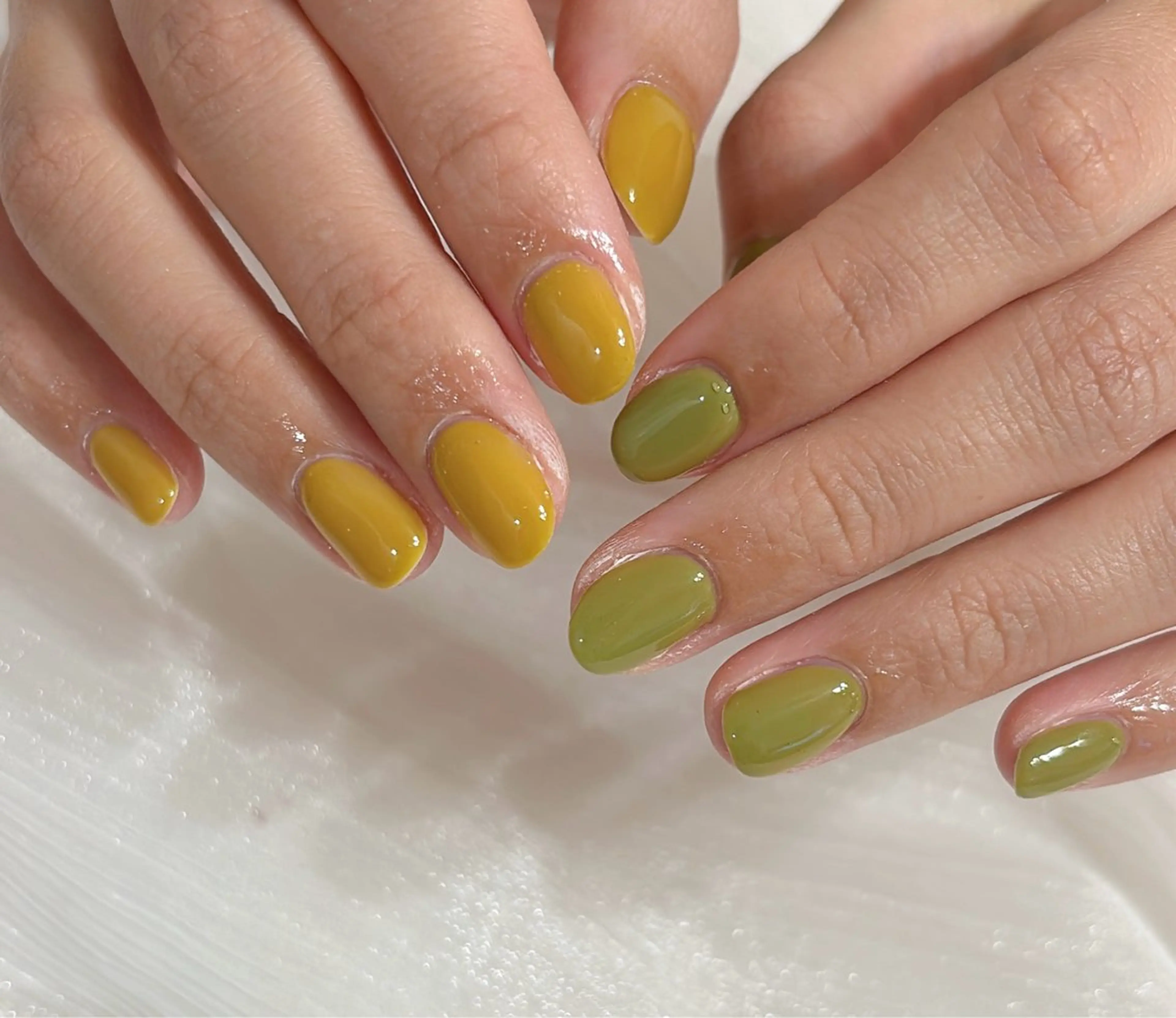 ネイル オーロラネイル 桜ネイル フラワーネイル フットネイル フレンチネイル ハンドネイル kikinail 溝の口のネイルデザイン