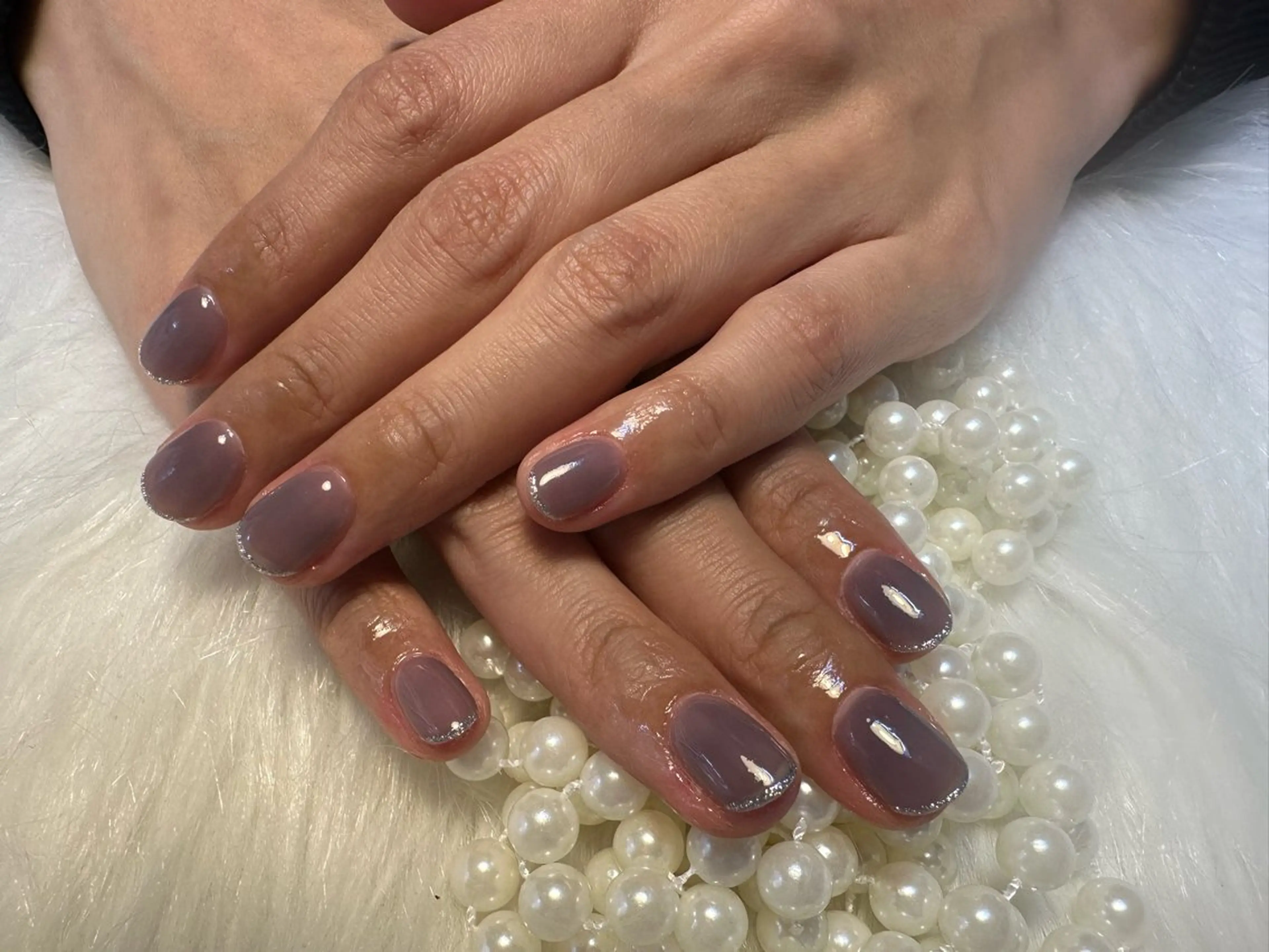 【ハンド】🫱フレンチコース【初回ジェルオフ無料ケア込み】の写真