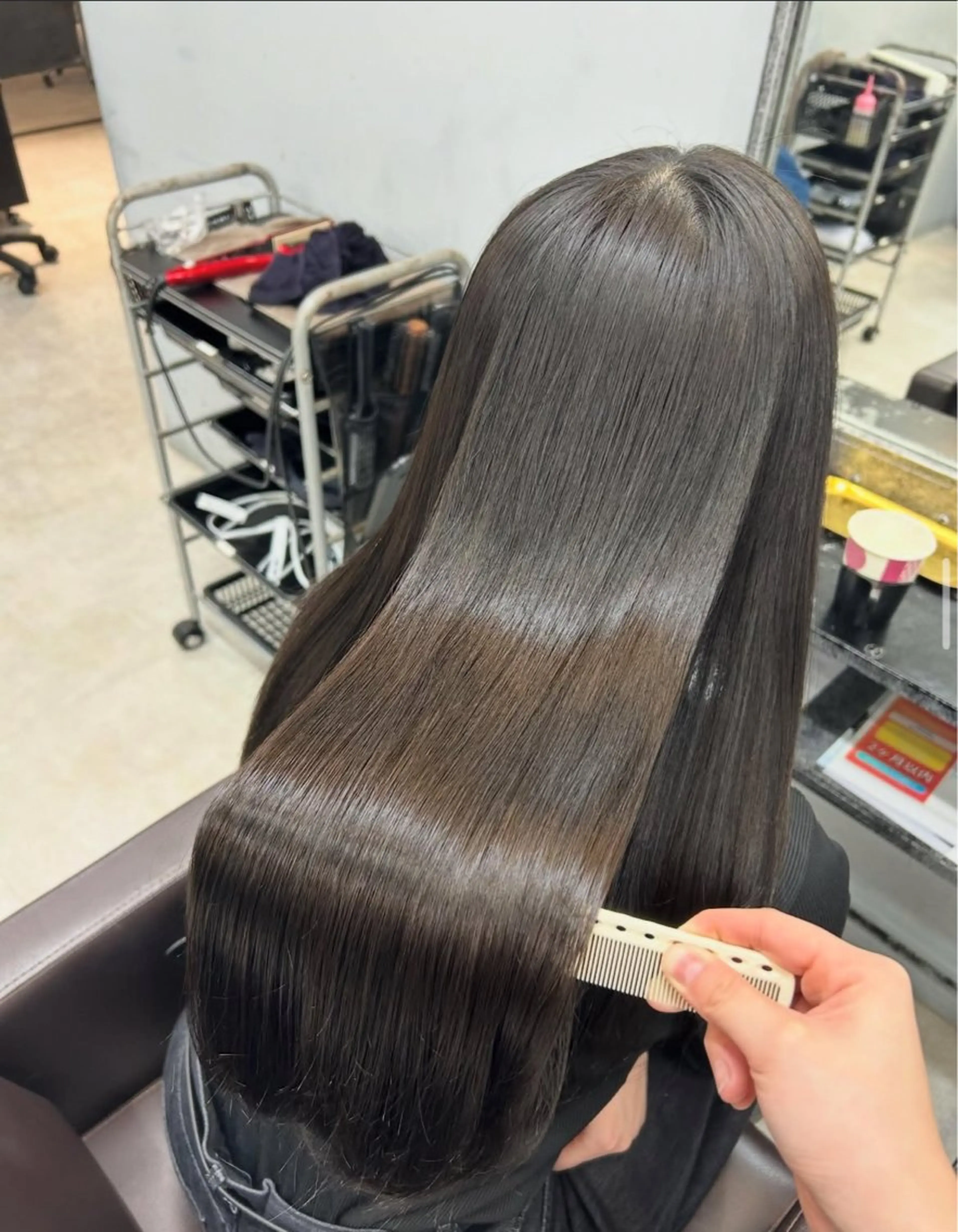 透明感カラー➕【艶】2stepトリートメント🌟の写真