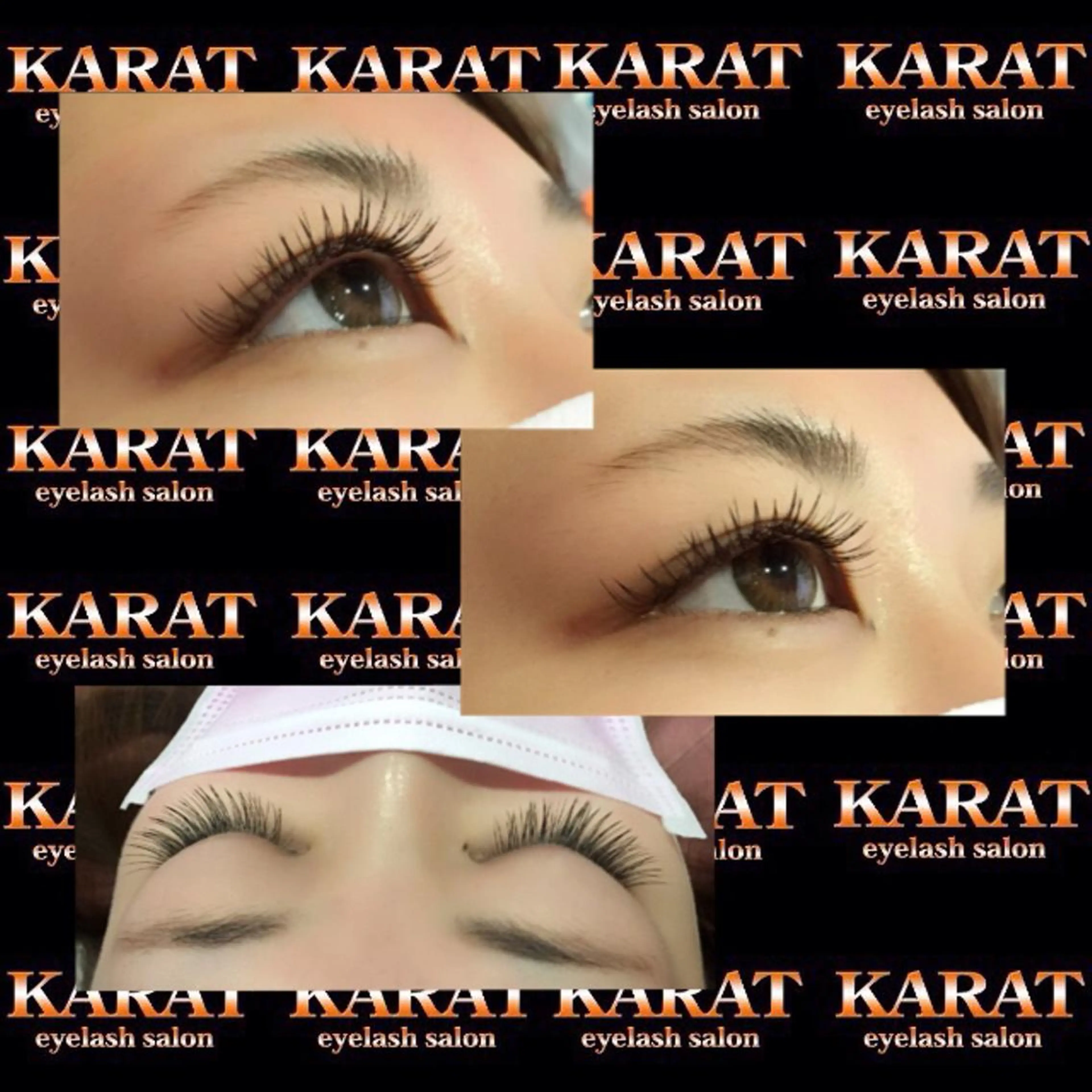 マツエク・マツパ フラットラッシュ Jカール ★ KAEDE ★のマツエク・マツパデザイン