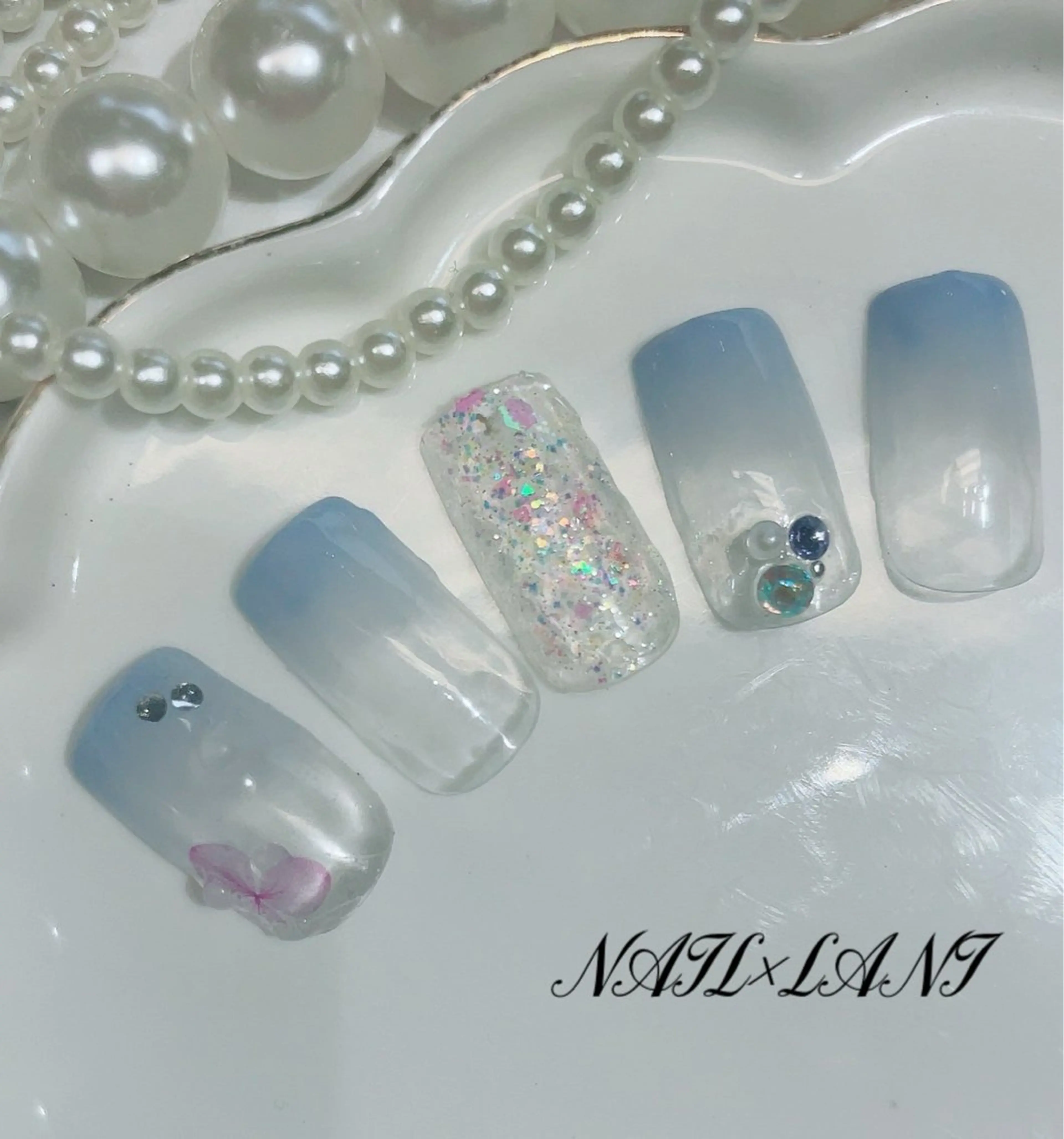 ネイル フットネイル ジェルネイル マグネットネイル パラジェル 練馬駅近ネイルラニ 不細工爪90分で美爪のネイルデザイン