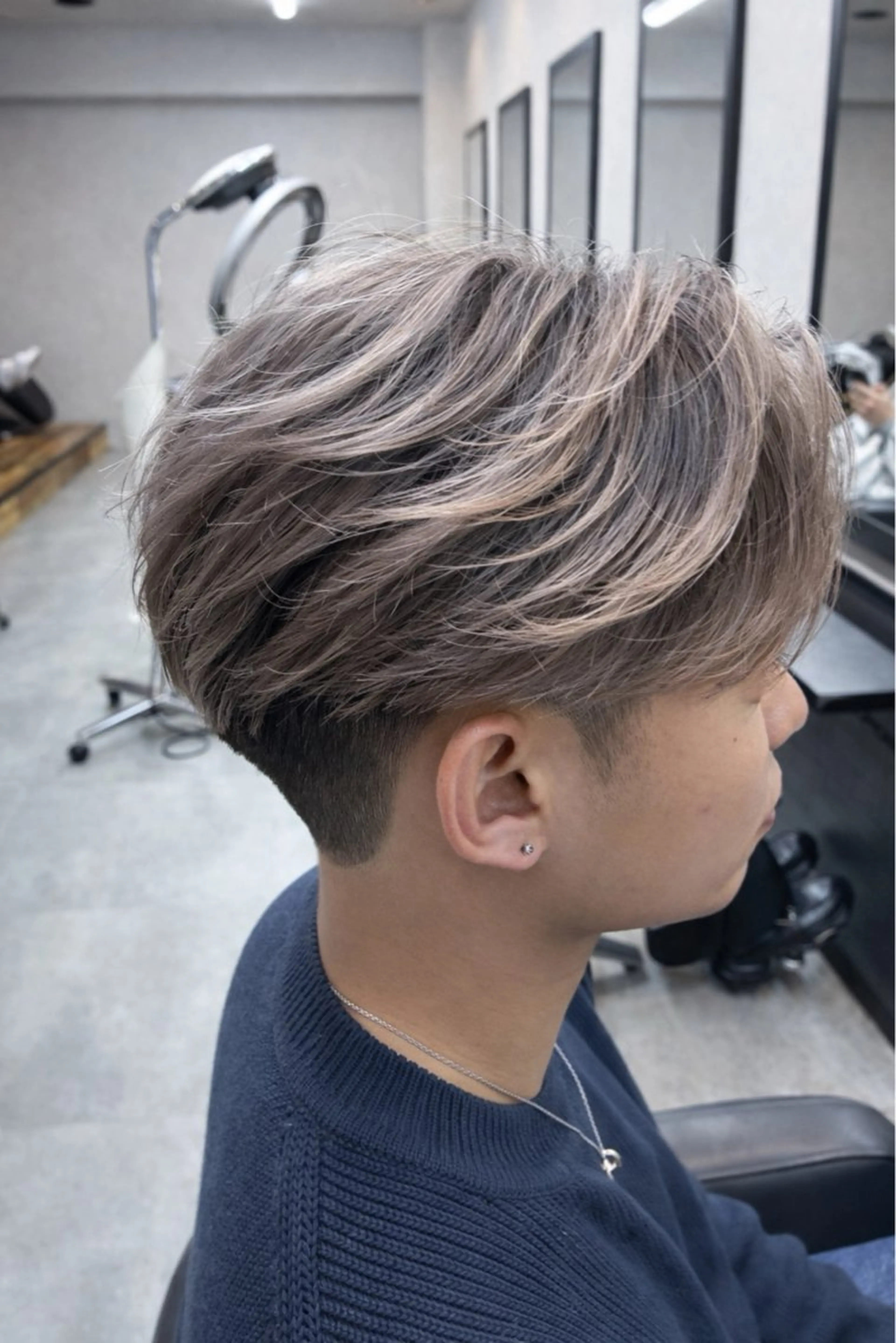 ショート メンズ カット ヘアカラー MEN'S SEEK所属・石井 圭祐のヘアスタイル