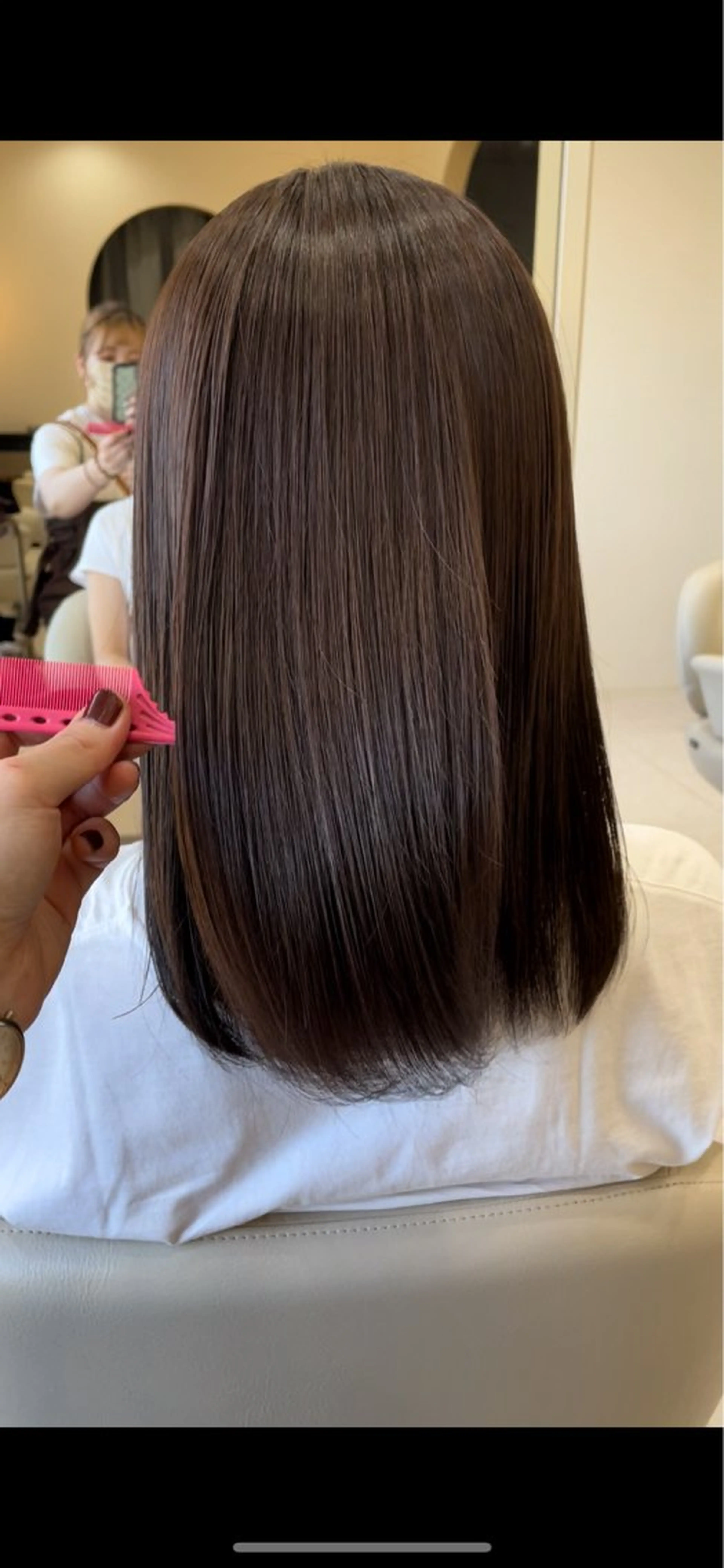 ミディアム ダメージレス◎東区/ 艶カラー💫/斉藤拓のヘアスタイル