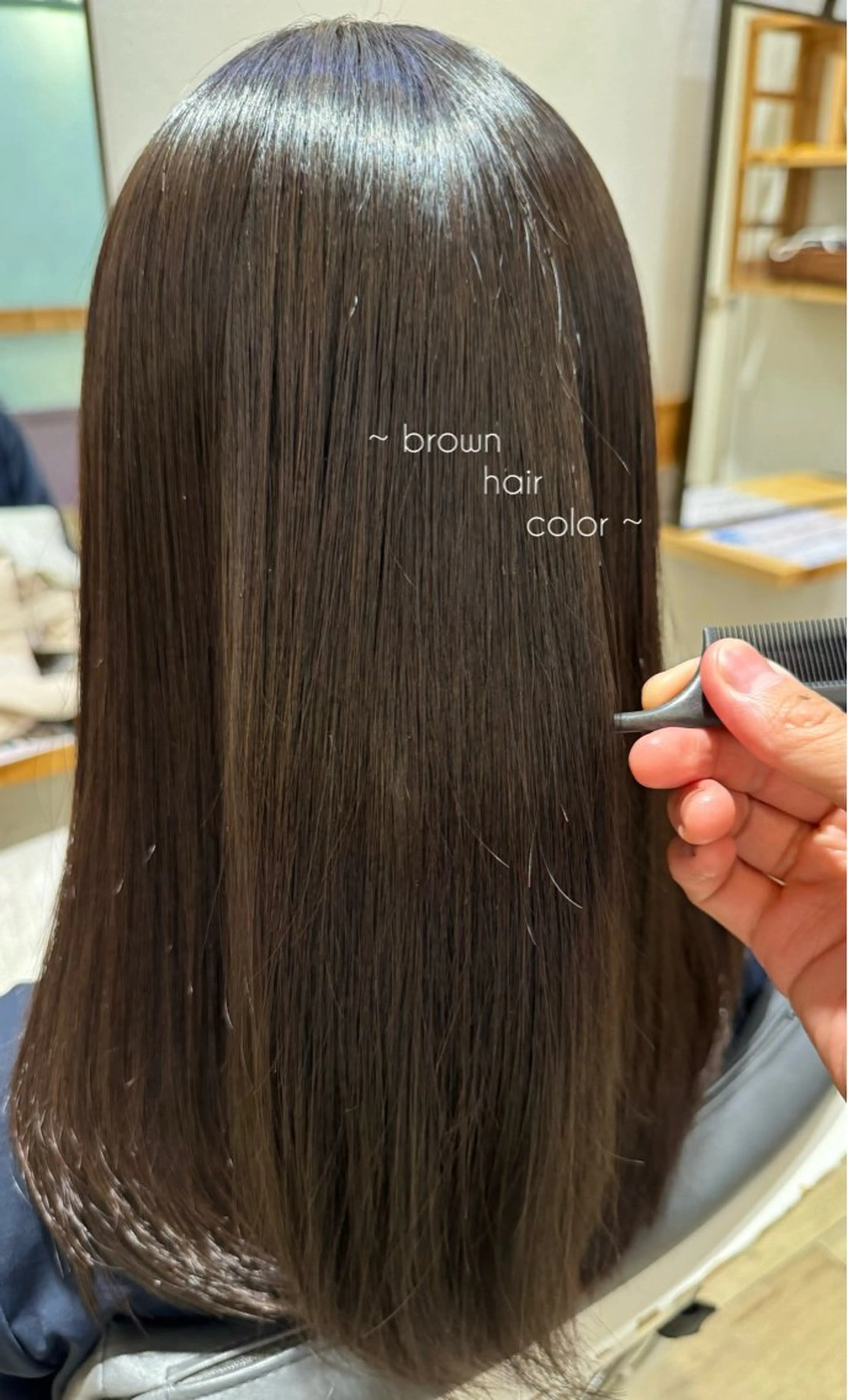 セミロング カラー 🐻艶髪ヘア/韓国風 /隈河🐻のヘアスタイル