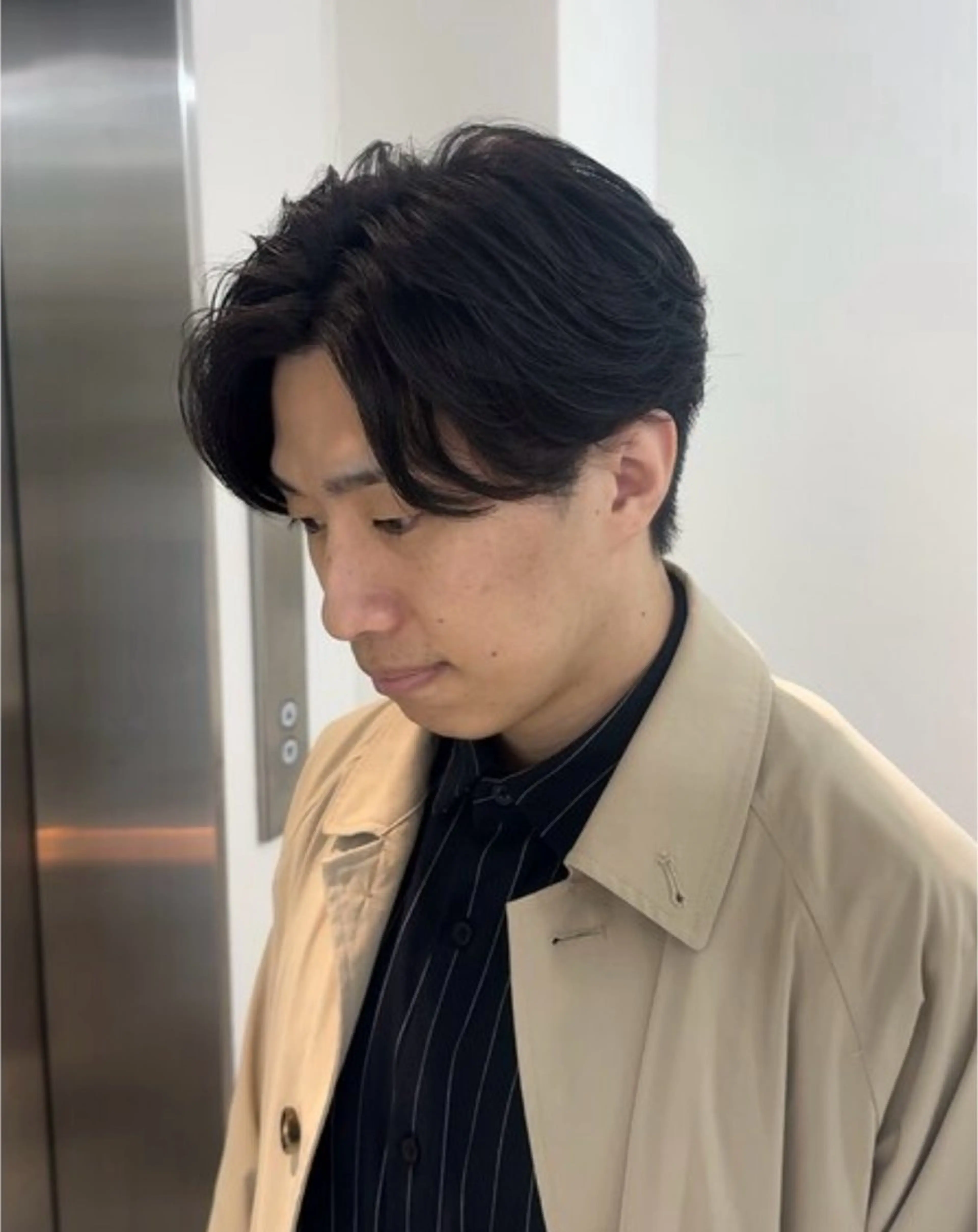 メンズ メンズパーマ on.所属・on.ｵﾝ/三ノ宮/ メンズ/カットのヘアスタイル