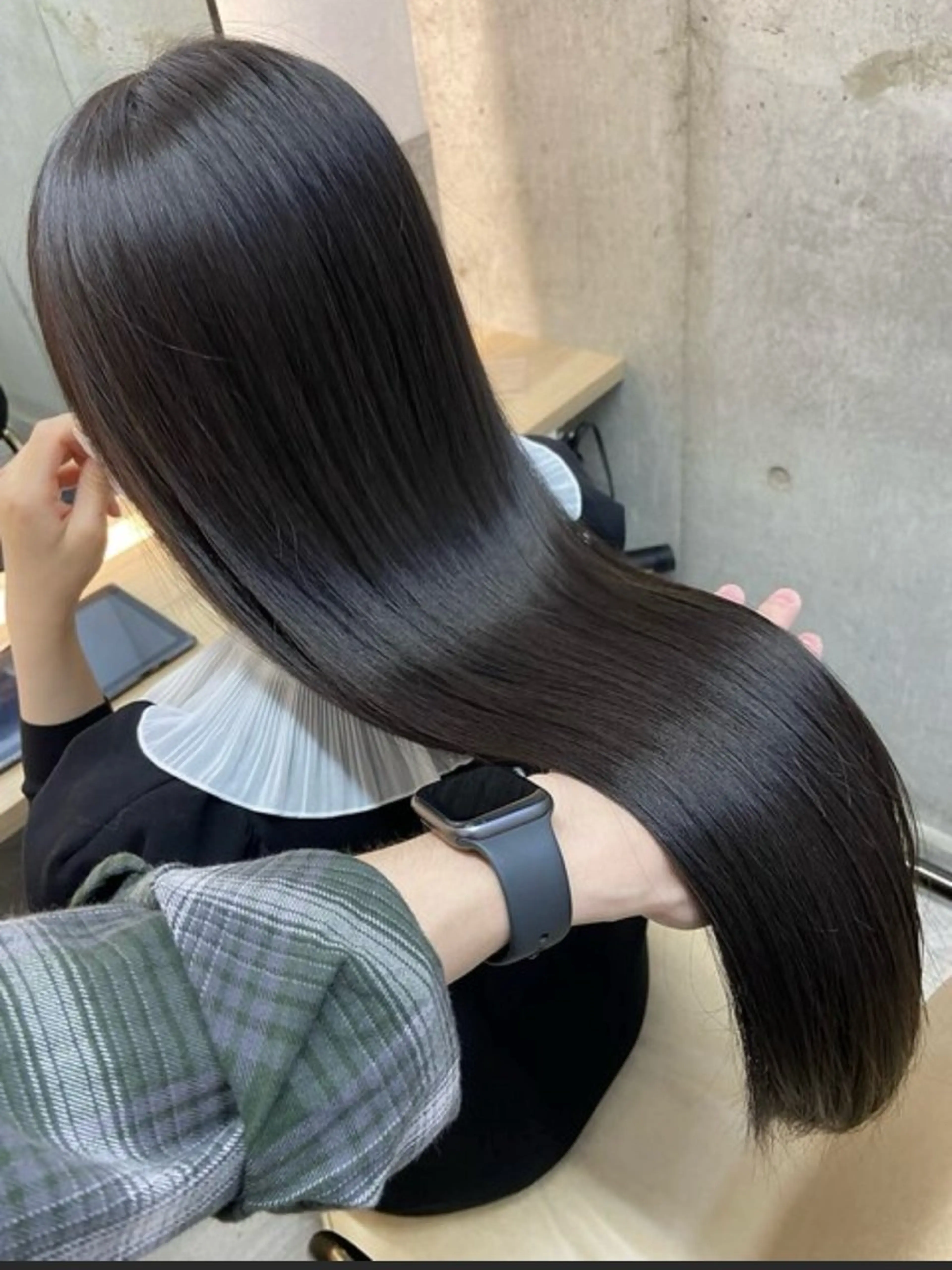 ロング 髪質改善 縮毛矯正 トリートメント ヘアカラー トリートメント 銀座⭐️髪質改善⭐️ 平中　留生のヘアスタイル