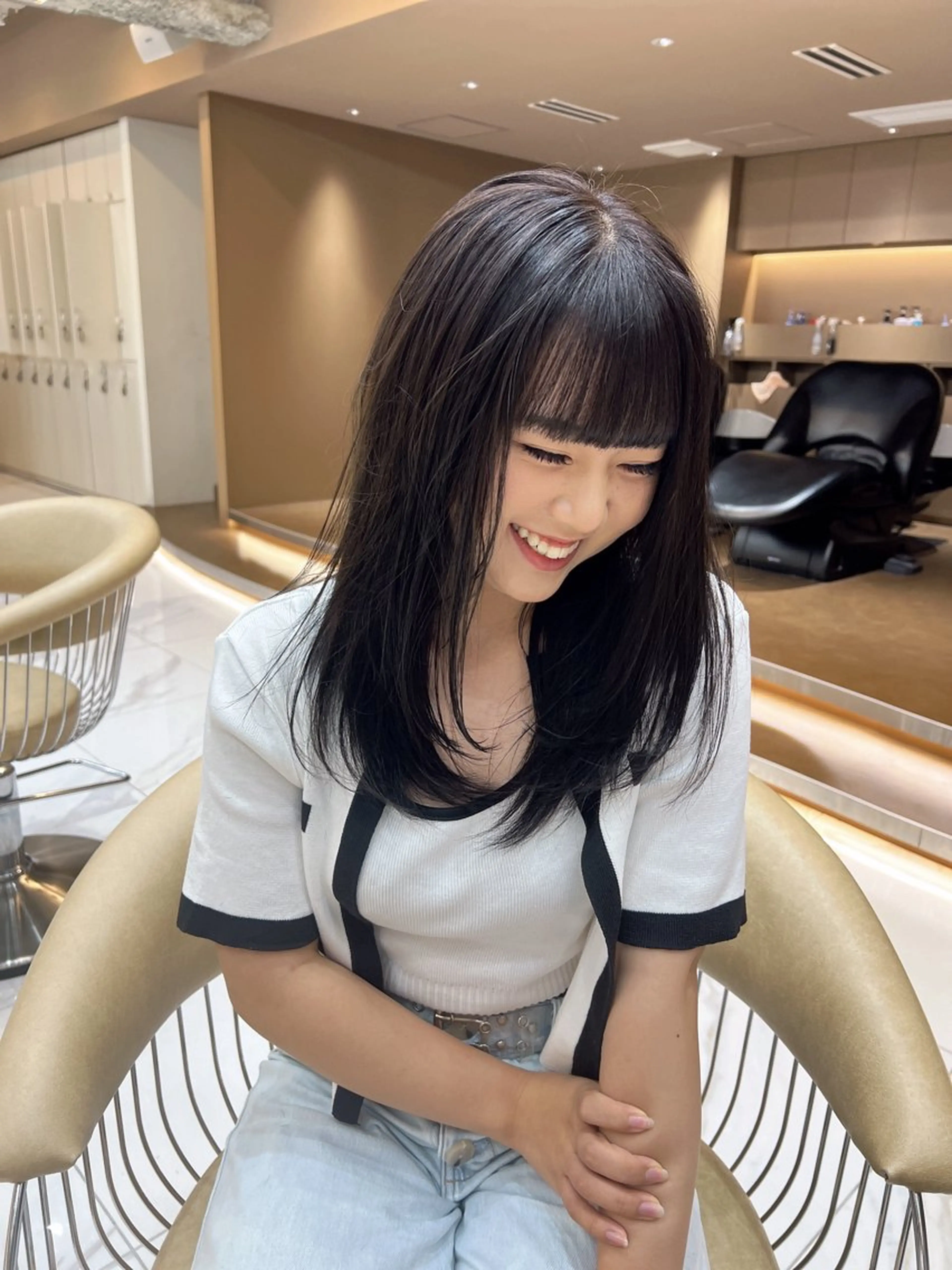 1STEPクイックトリートメント【内部補修】🍀︎➕大人かわいい前髪顔周りカット✨🩷の写真