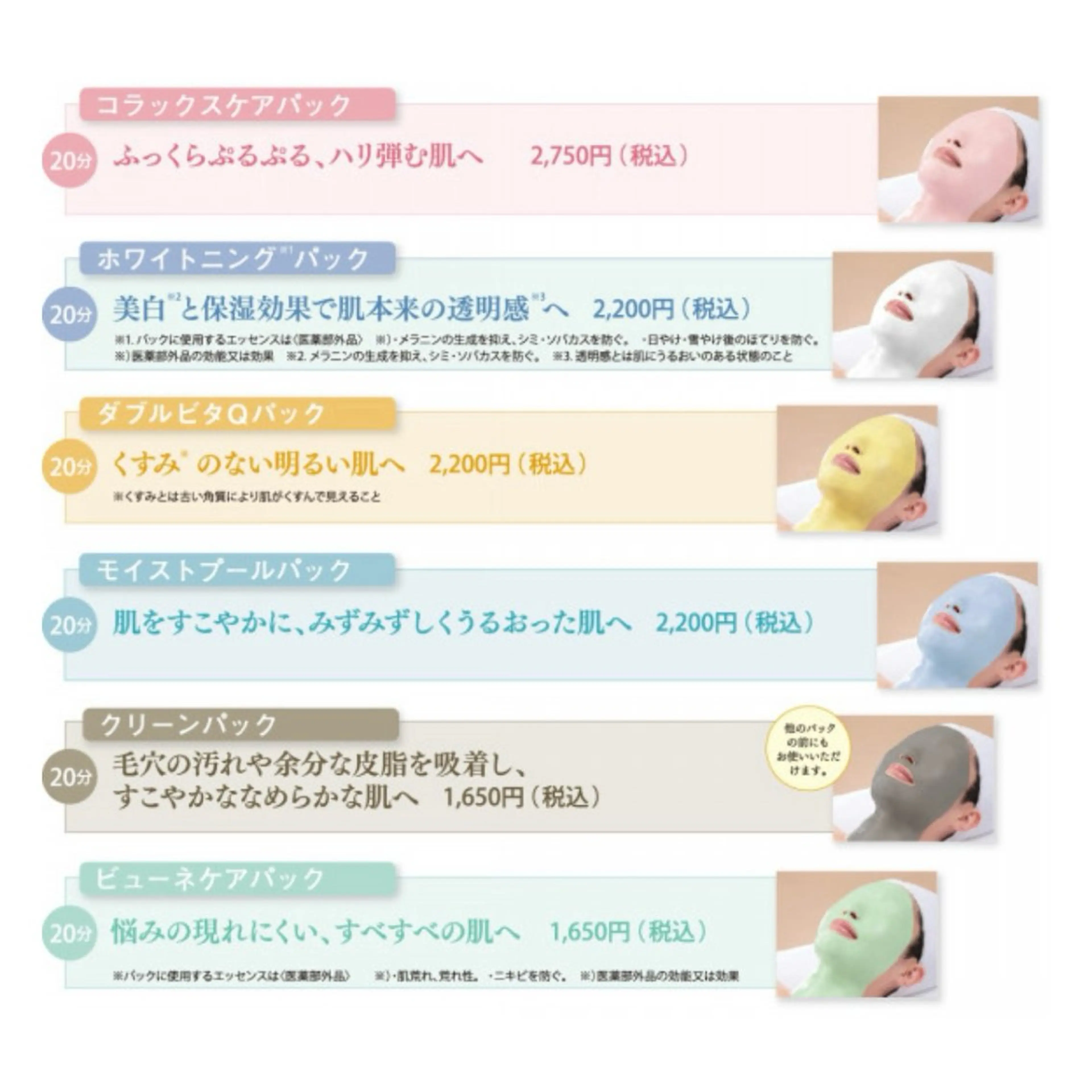 肌荒れ、ニキビ荒れ回復コースの写真