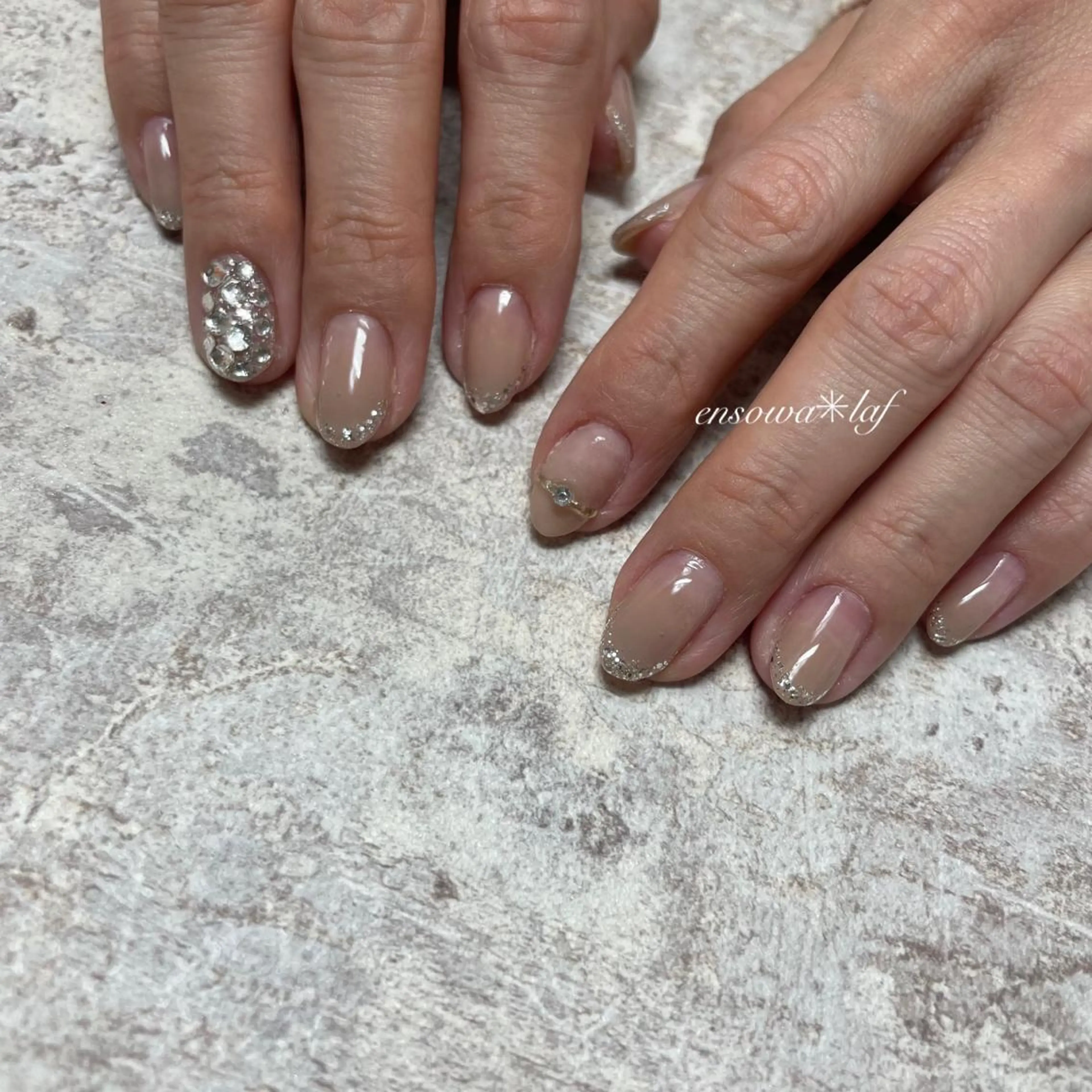 ネイル アートネイル ジェルネイル メンズネイル ニュアンスネイル ワンカラーネイル ensowa✱laf NAILのネイルデザイン