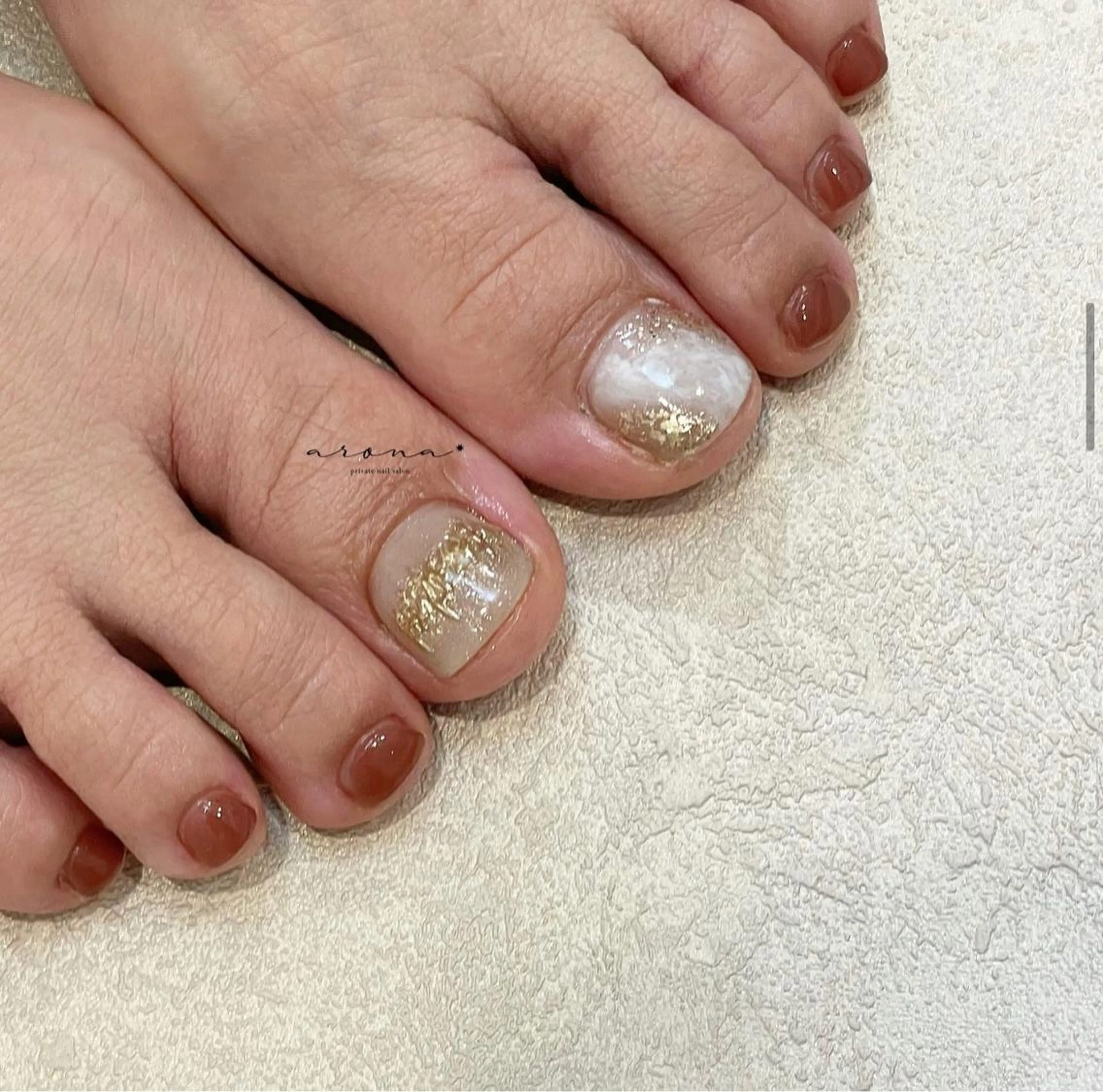 ネイル フットネイル nail salon ✷aronaのネイルデザイン