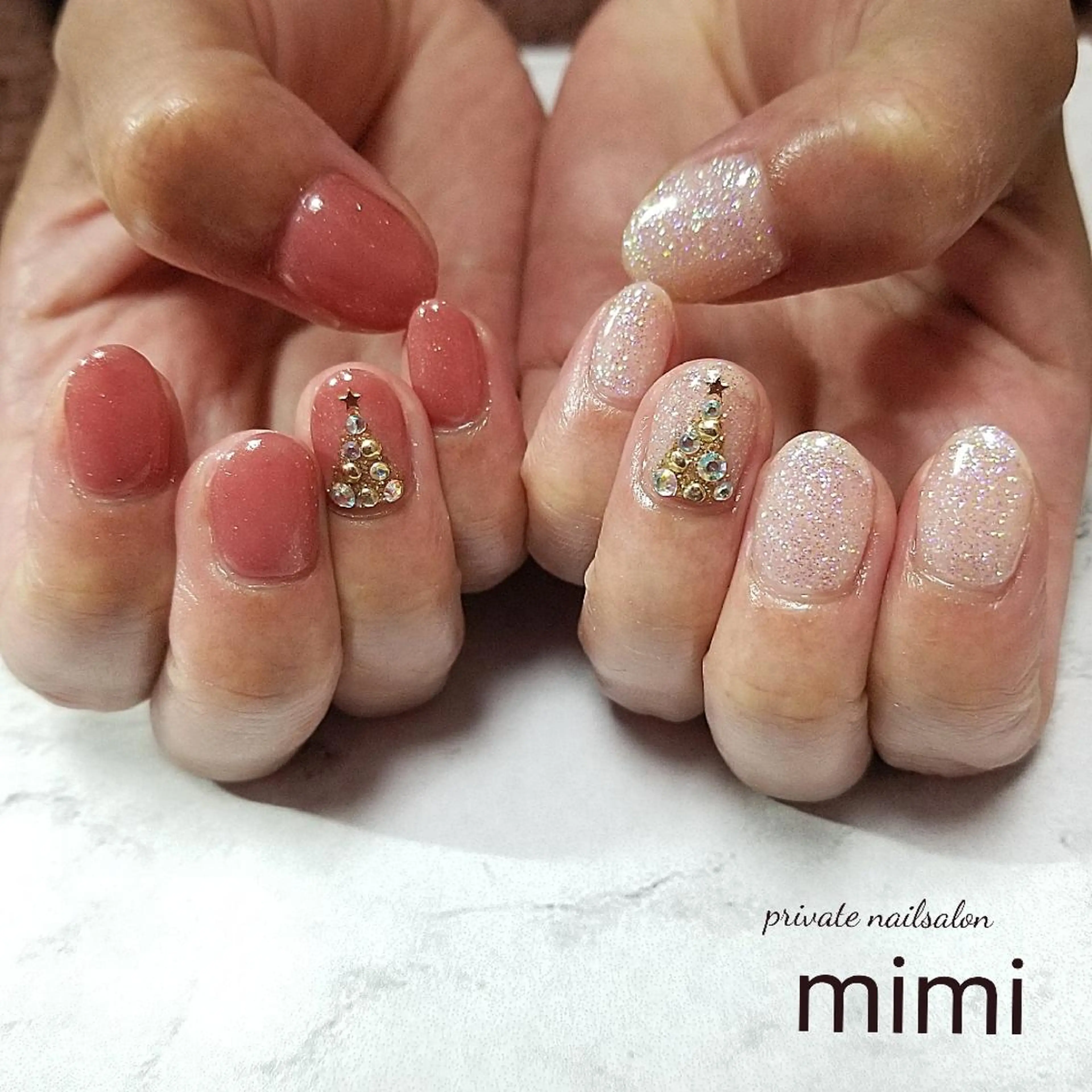 ネイル シンプルネイル 博多ネイル ｍｉｍｉのネイルデザイン