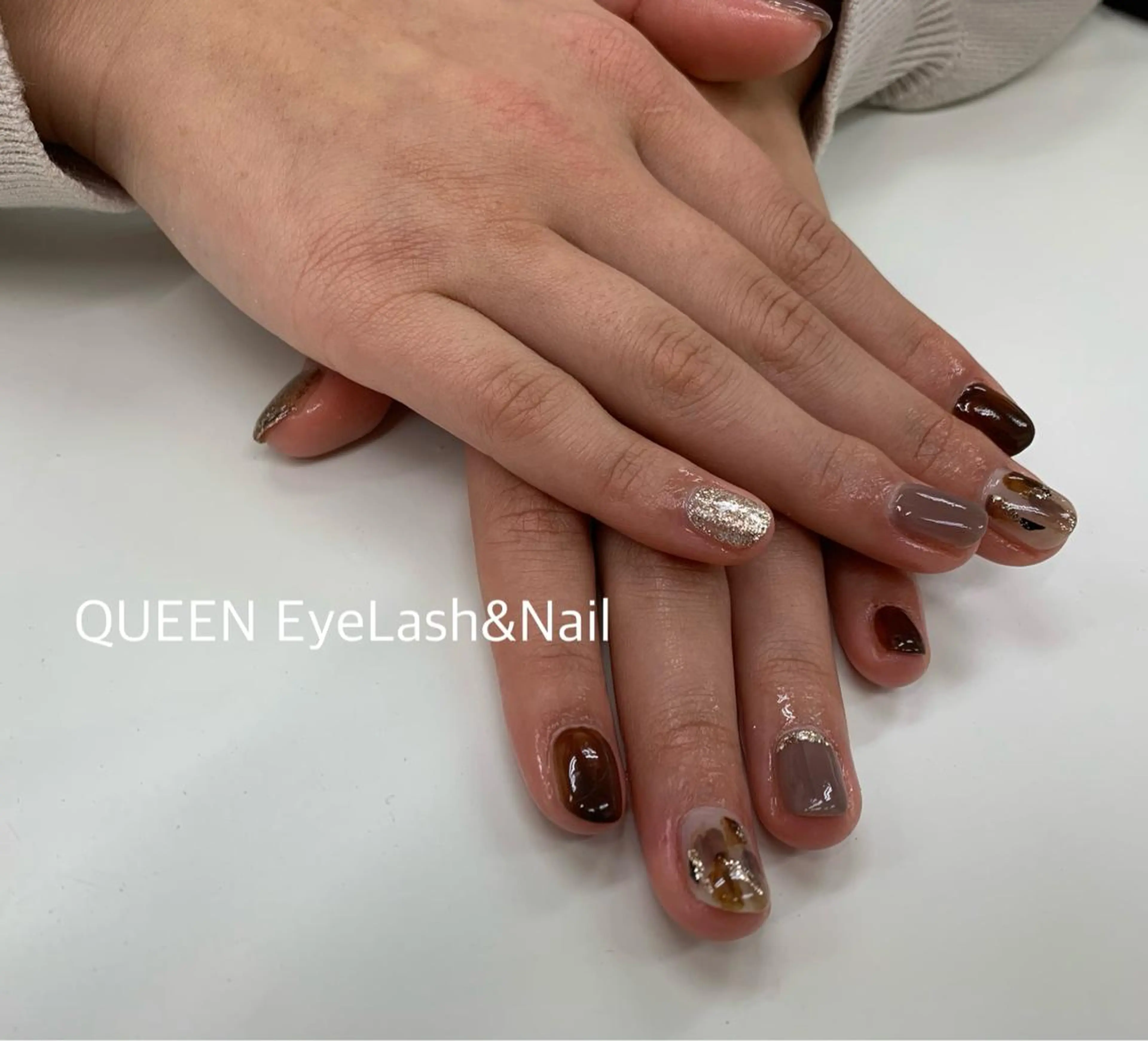 ショート カラー ネイル ハンドネイル Bloom Nail 桜井のネイルデザイン