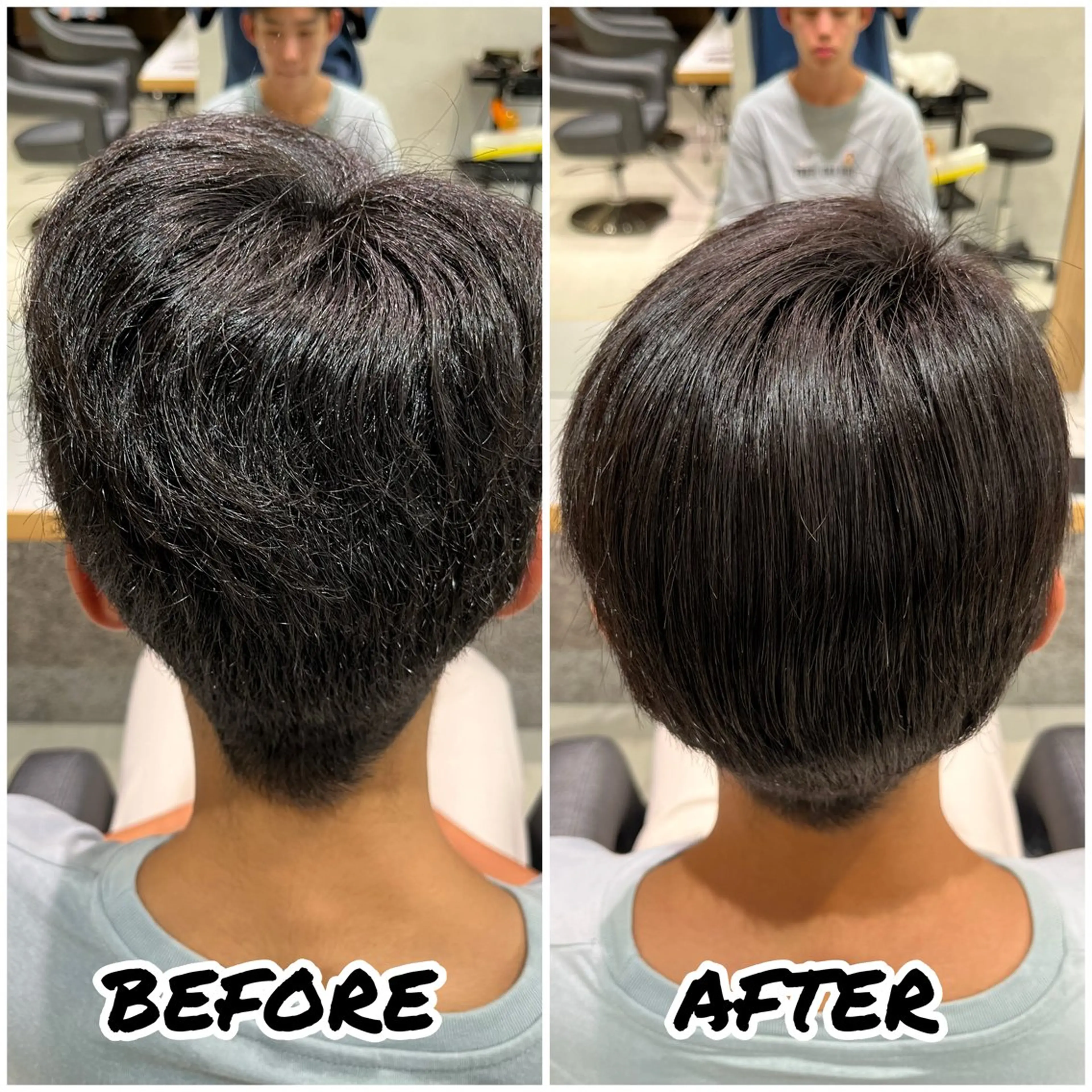 ショート メンズ カット 縮毛矯正 トリートメント 髪質改善美容師 鈴木のヘアスタイル