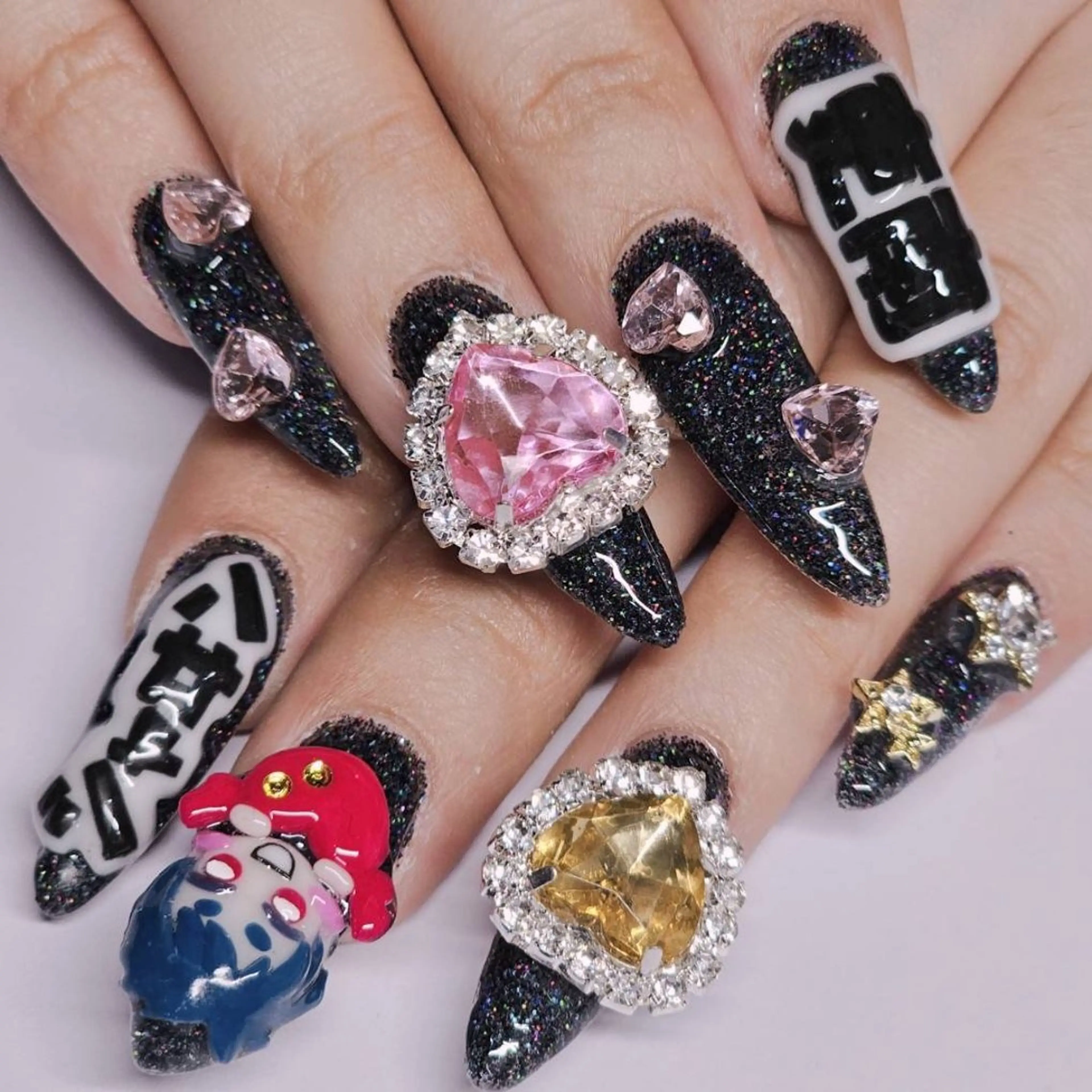 ネイル アートネイル ラメ(グリッター) ワンカラーネイル ハンドネイル よしだ ひろきのネイルデザイン