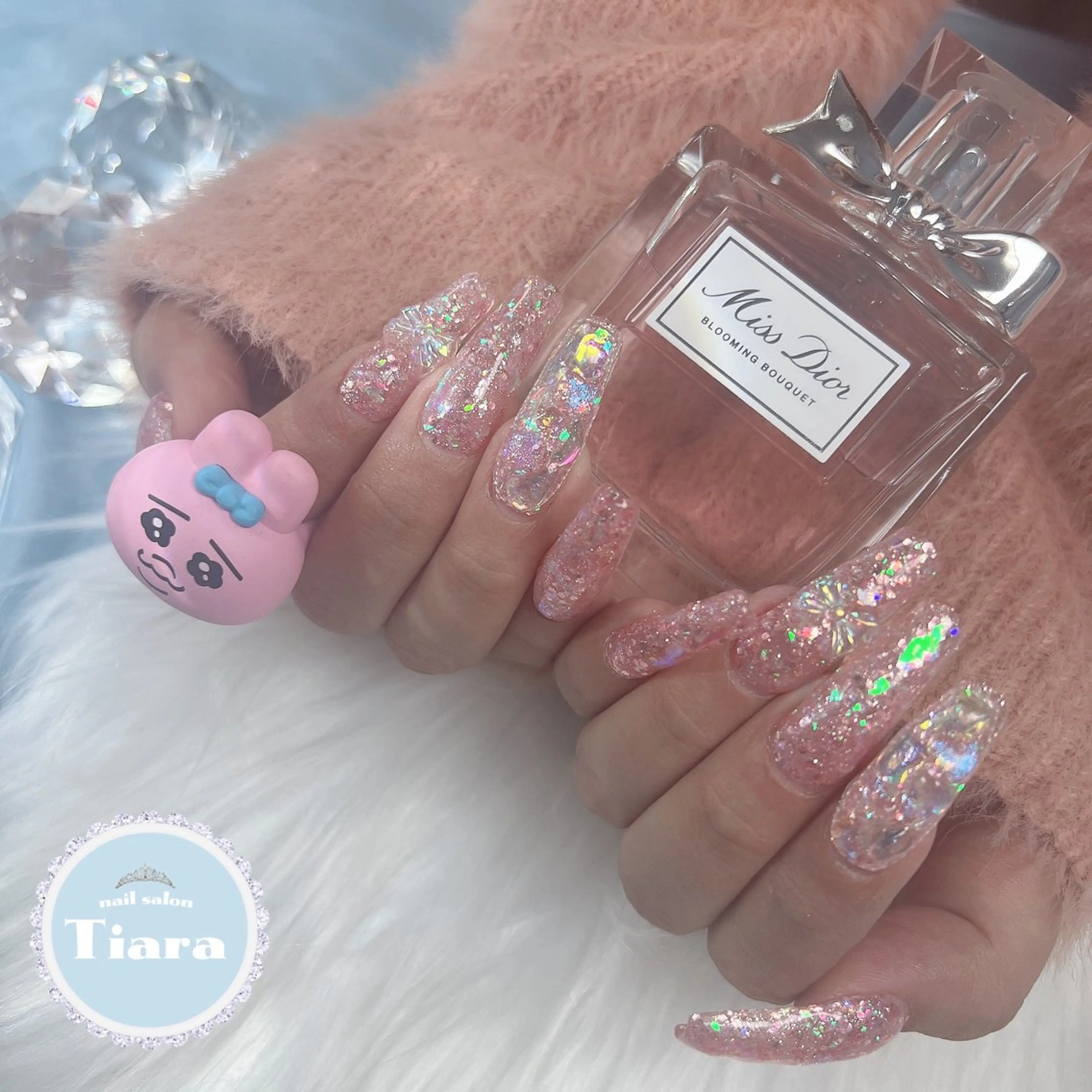 ネイル オーロラネイル ピンク &NAIL. Rio所属・groovy 新宿店のネイルデザイン