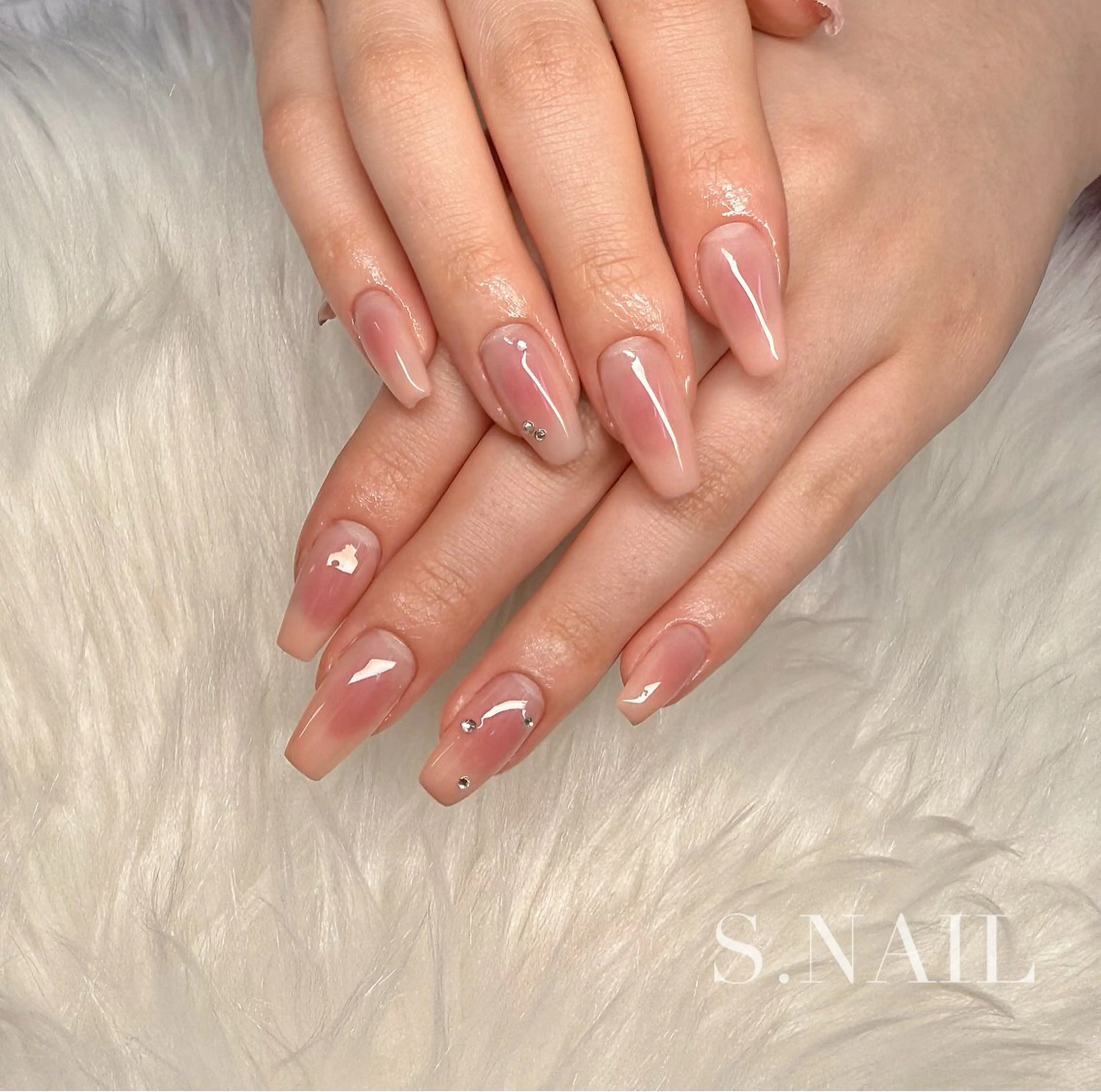 ネイル チークネイル ハンドネイル S♡NAIL所属・S.NAIL Suuのネイルデザイン