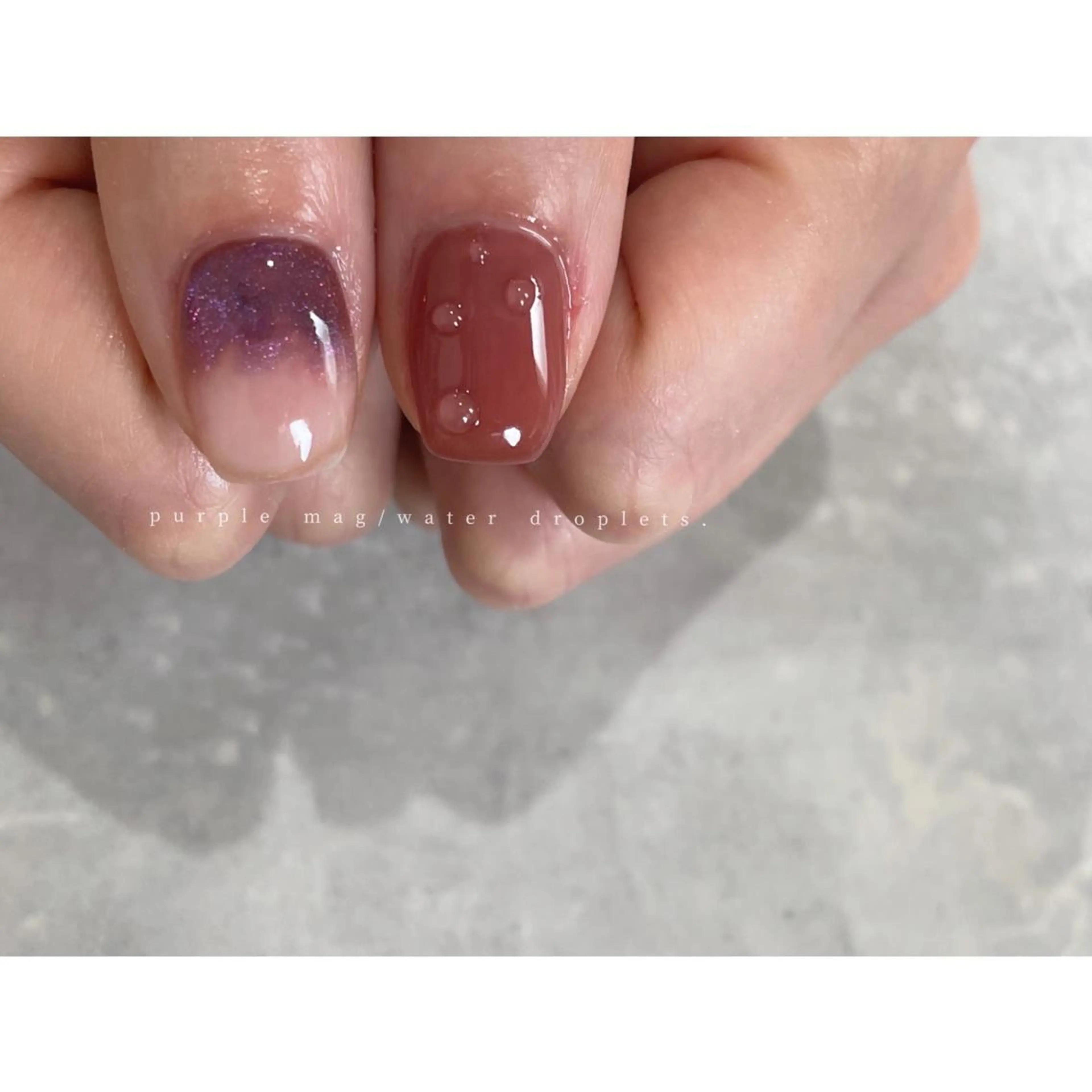 ネイル アートネイル マグネットネイル ミラーネイル ニュアンスネイル オフィスネイル lacier nailのネイルデザイン