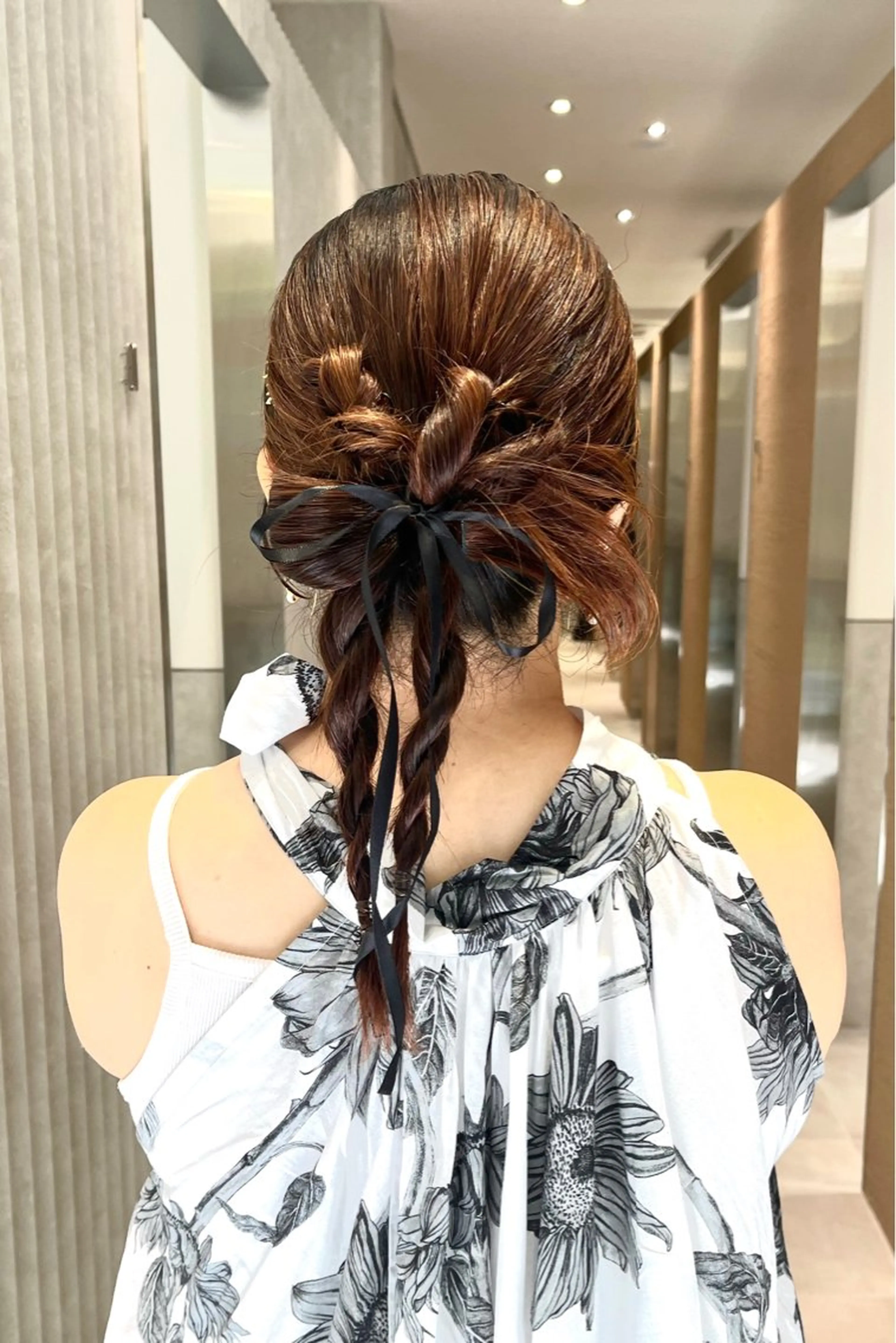 セミロング ヘアセット SALOWIN二子玉川店所属・ユウ  二子玉川駅 半個室サロンのヘアスタイル