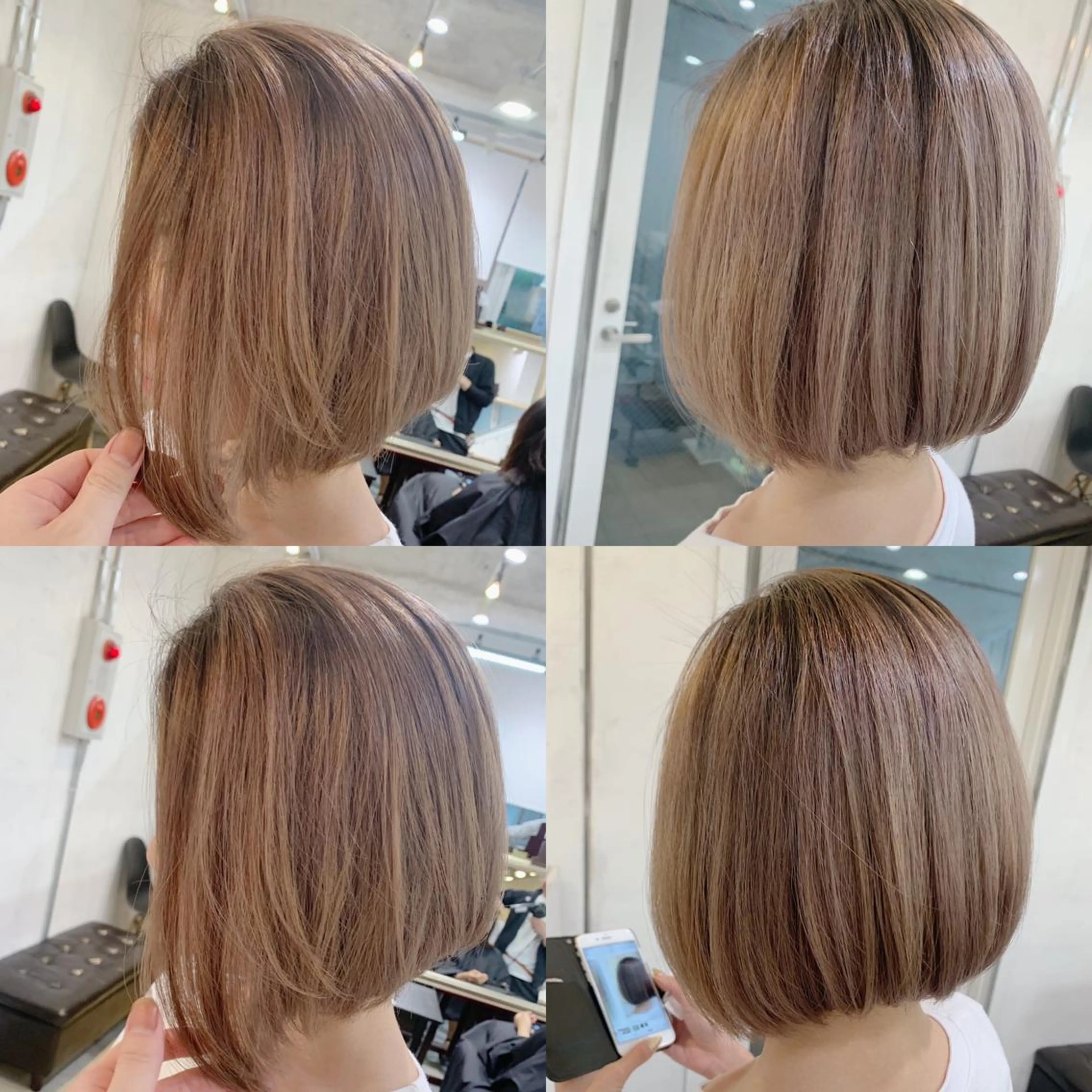 ショート カラー ヘアアレンジ ヘアカラー トリートメント BANK'S hair所属・💐ケラチン 髪質改善寺坂雄飛💐のヘアスタイル