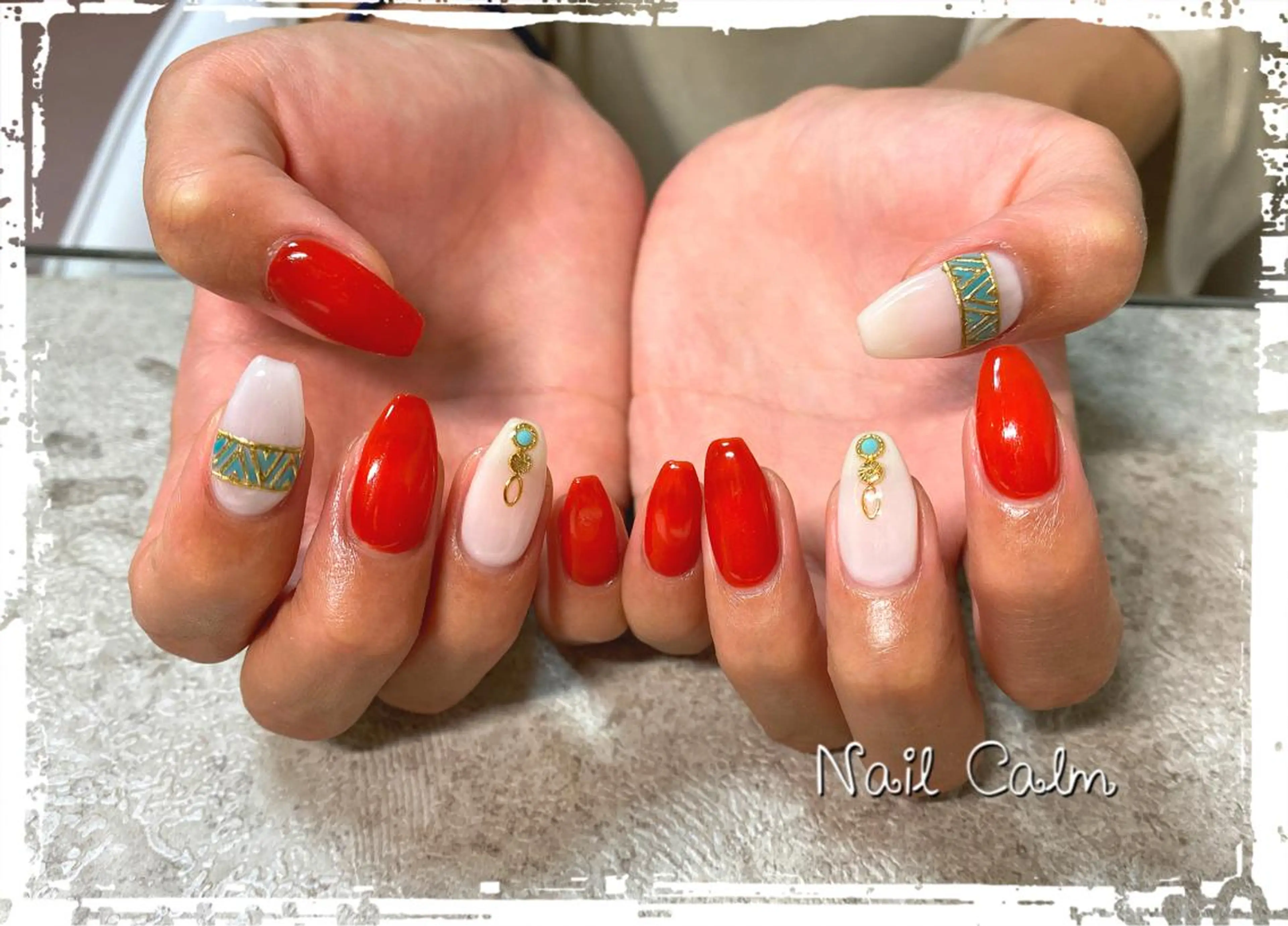 ネイル シンプルネイル ハンドネイル Nail Calm所属・プライベートサロン Calmのネイルデザイン