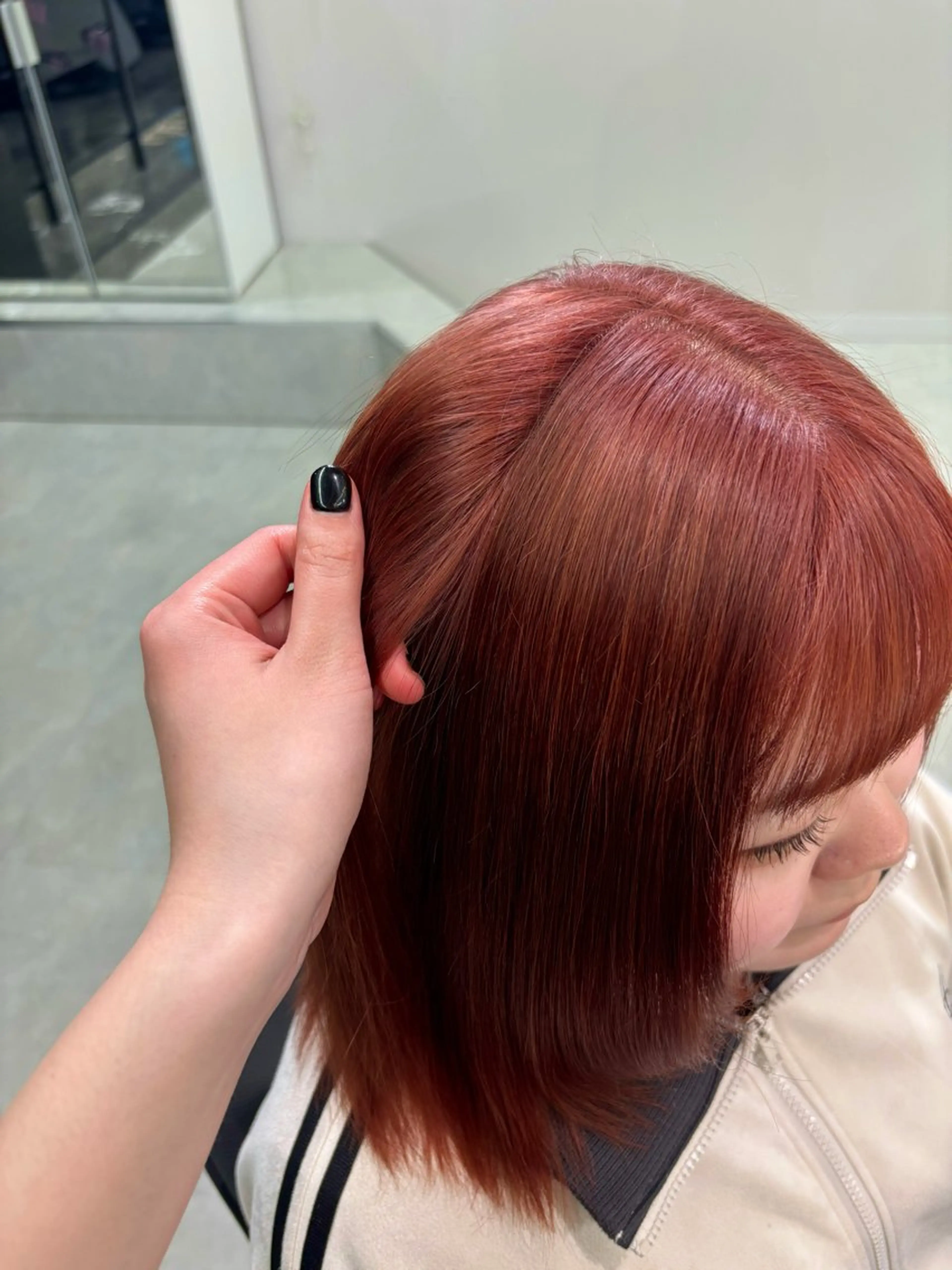 《🦋韓国風ハイトーン🦋》ケアブリーチリタッチ＋カラー¥17000の写真