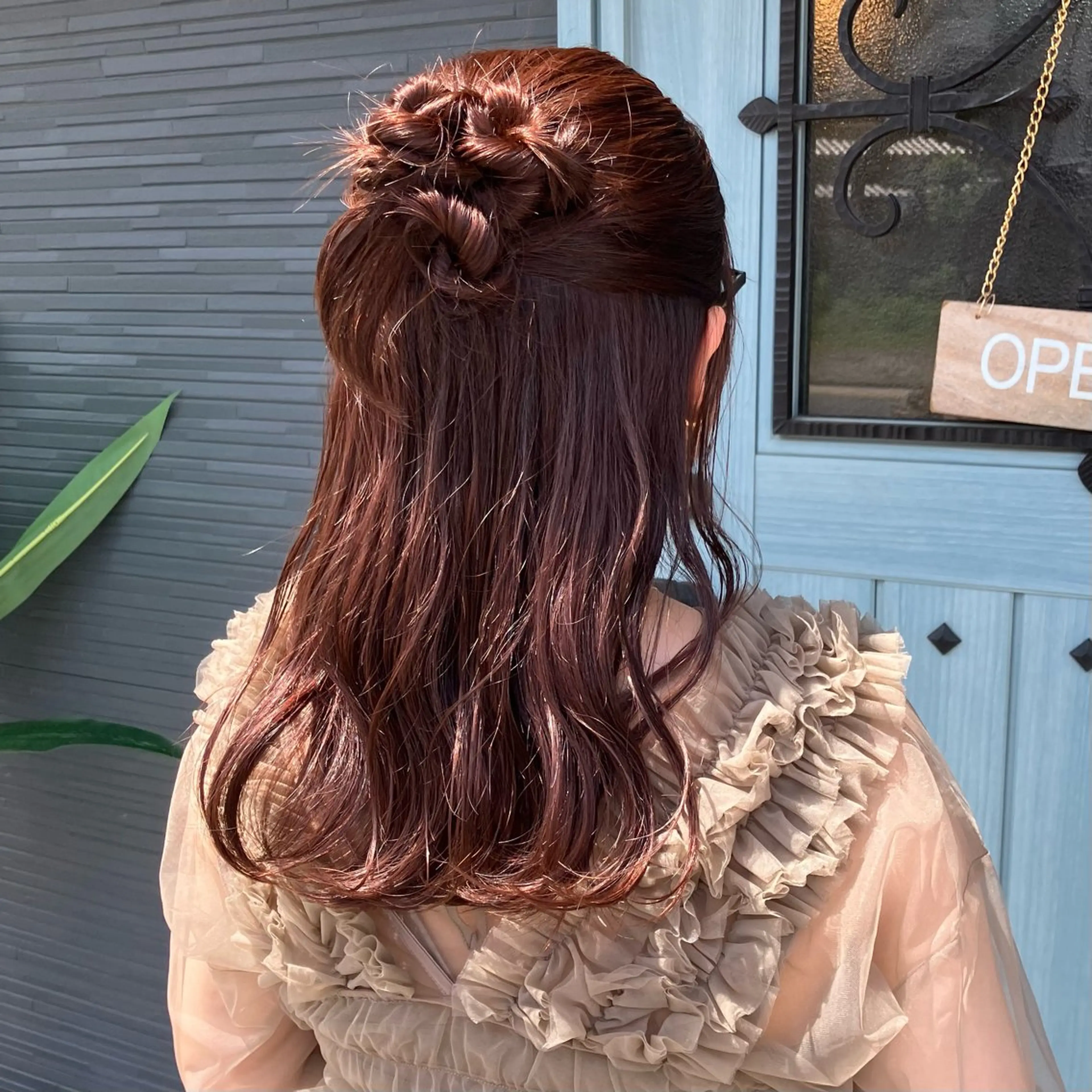 ロング ヘアセット ナチュラルヘア 🌱/久留米/あまのヘアスタイル