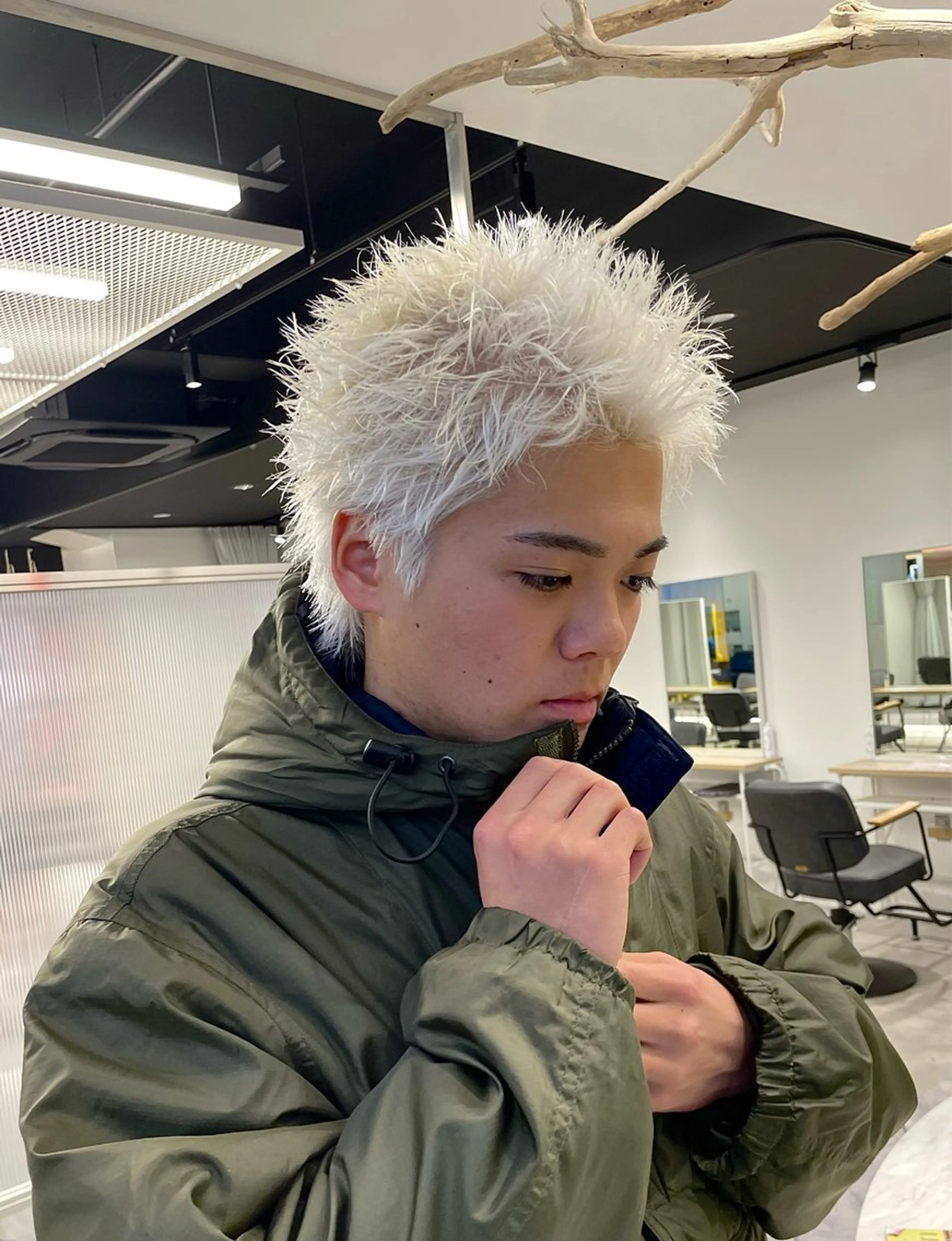 ショート カラー メンズ カット ヘアカラー 【圧倒的センス】 まる/メンズカラーのヘアスタイル