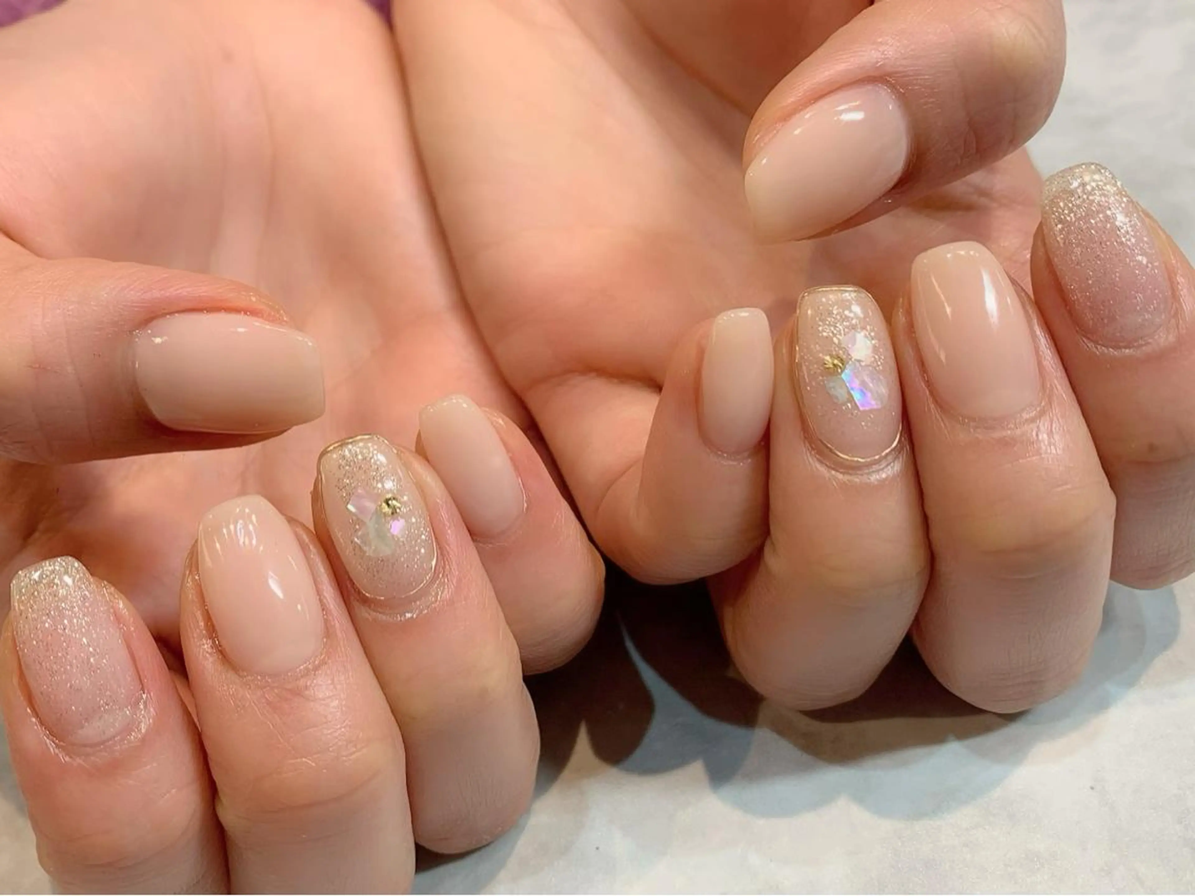 【オフ有り】シンプルネイルの写真