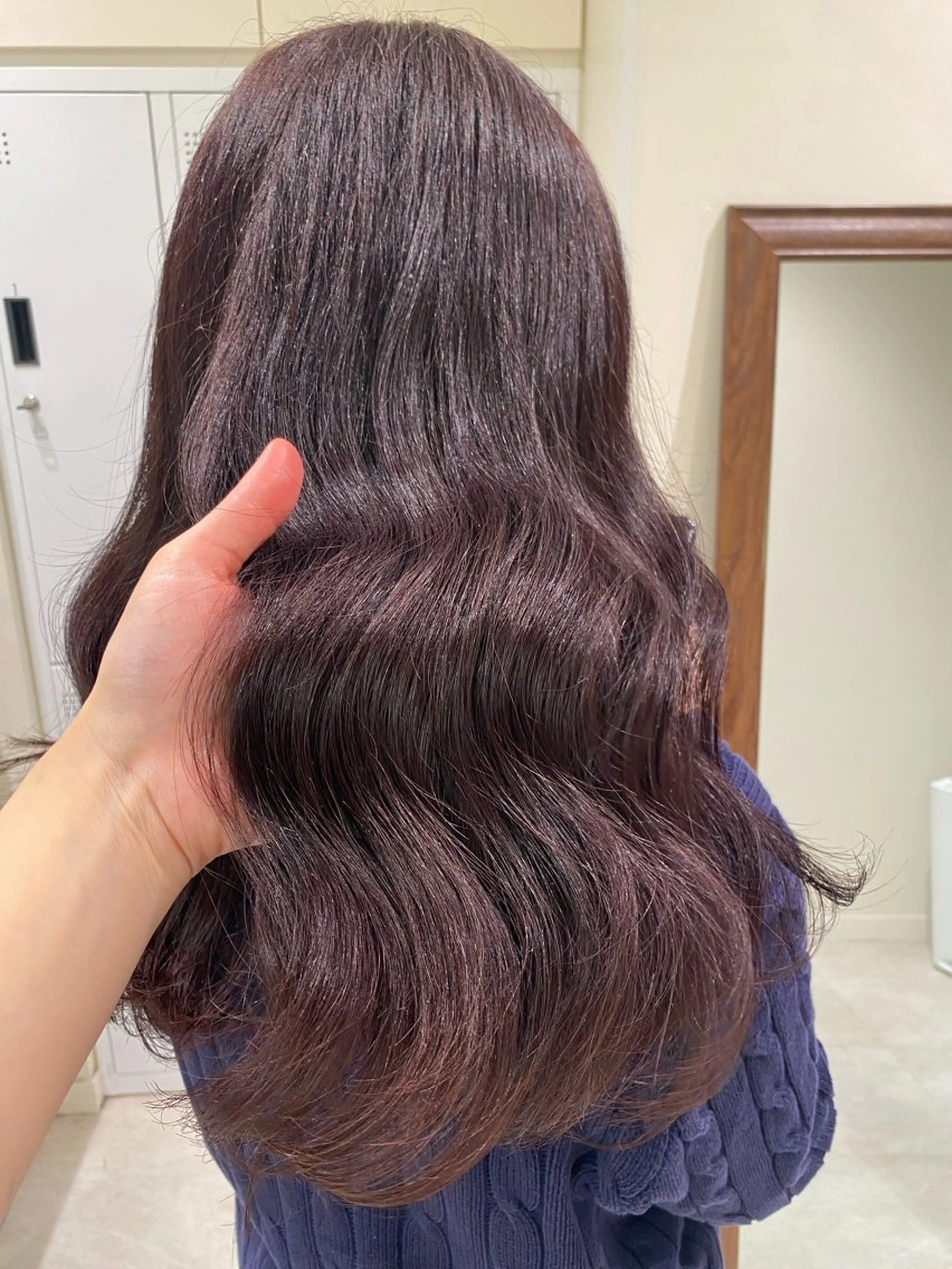 ロング カラー ラベンダーカラー 暖色カラー /ヘアアレンジ/花鈴のヘアスタイル