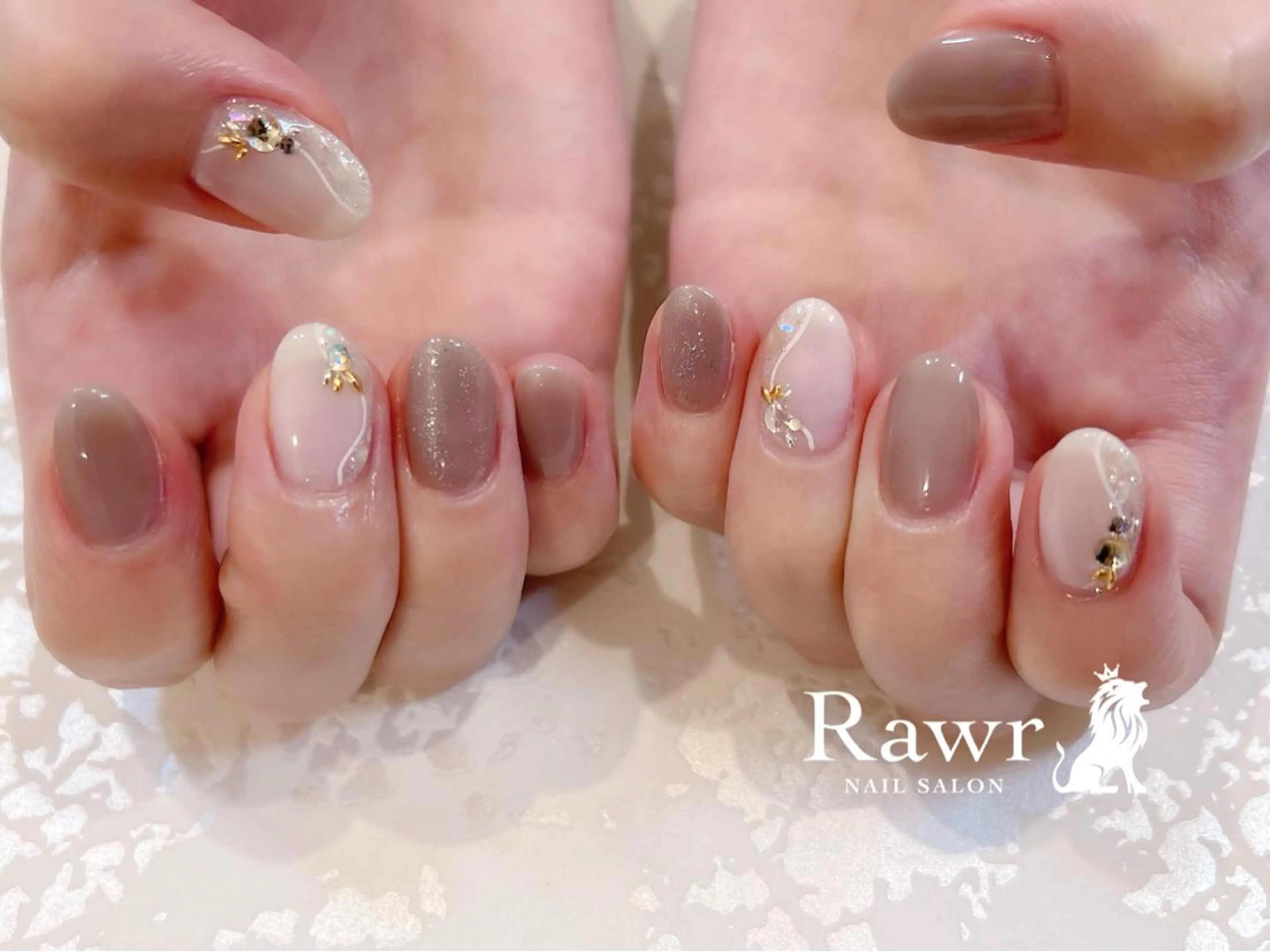 ネイル ハンドネイル Rawr / saoriのネイルデザイン