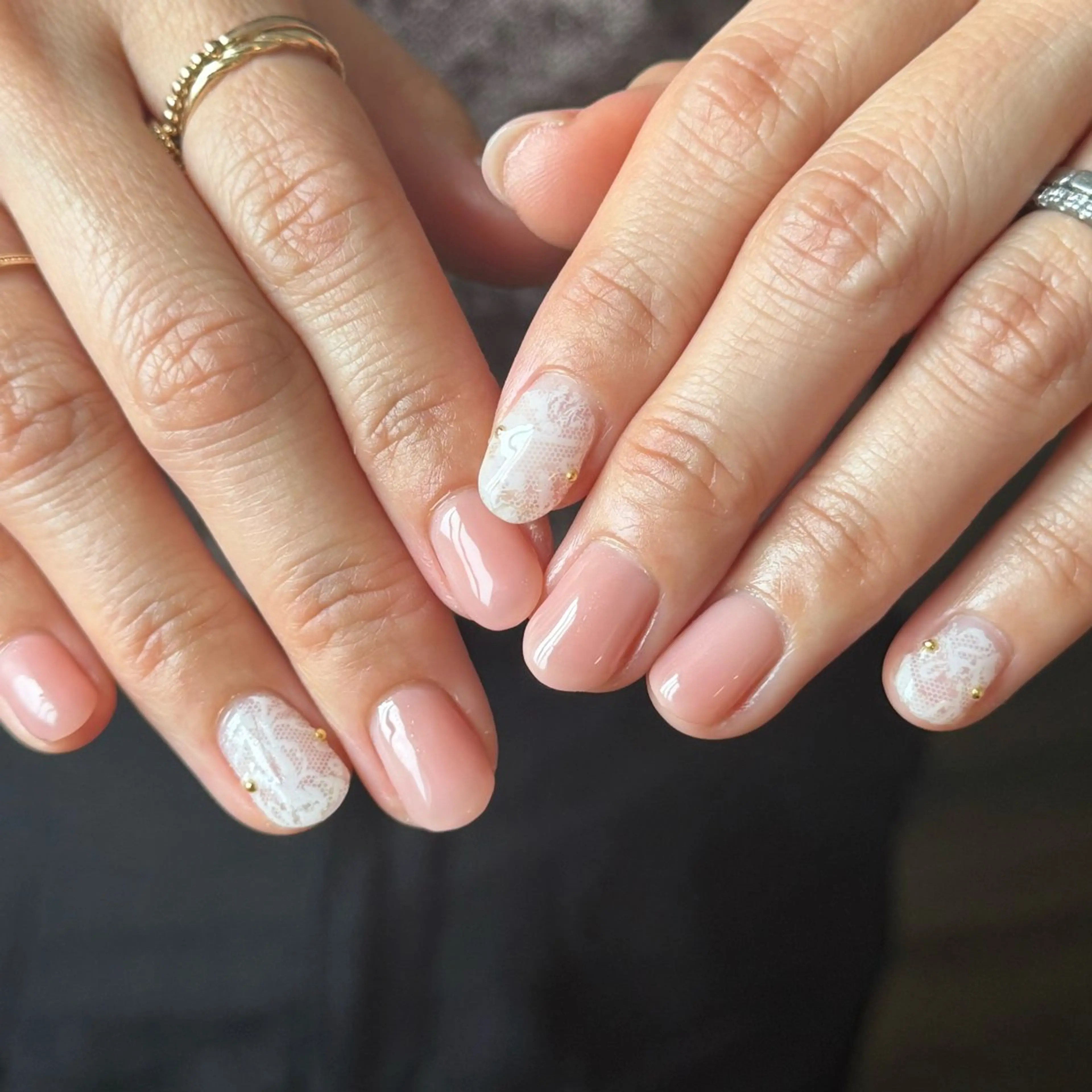 ネイル レース 春ネイル foret⭐︎ shizukaのネイルデザイン