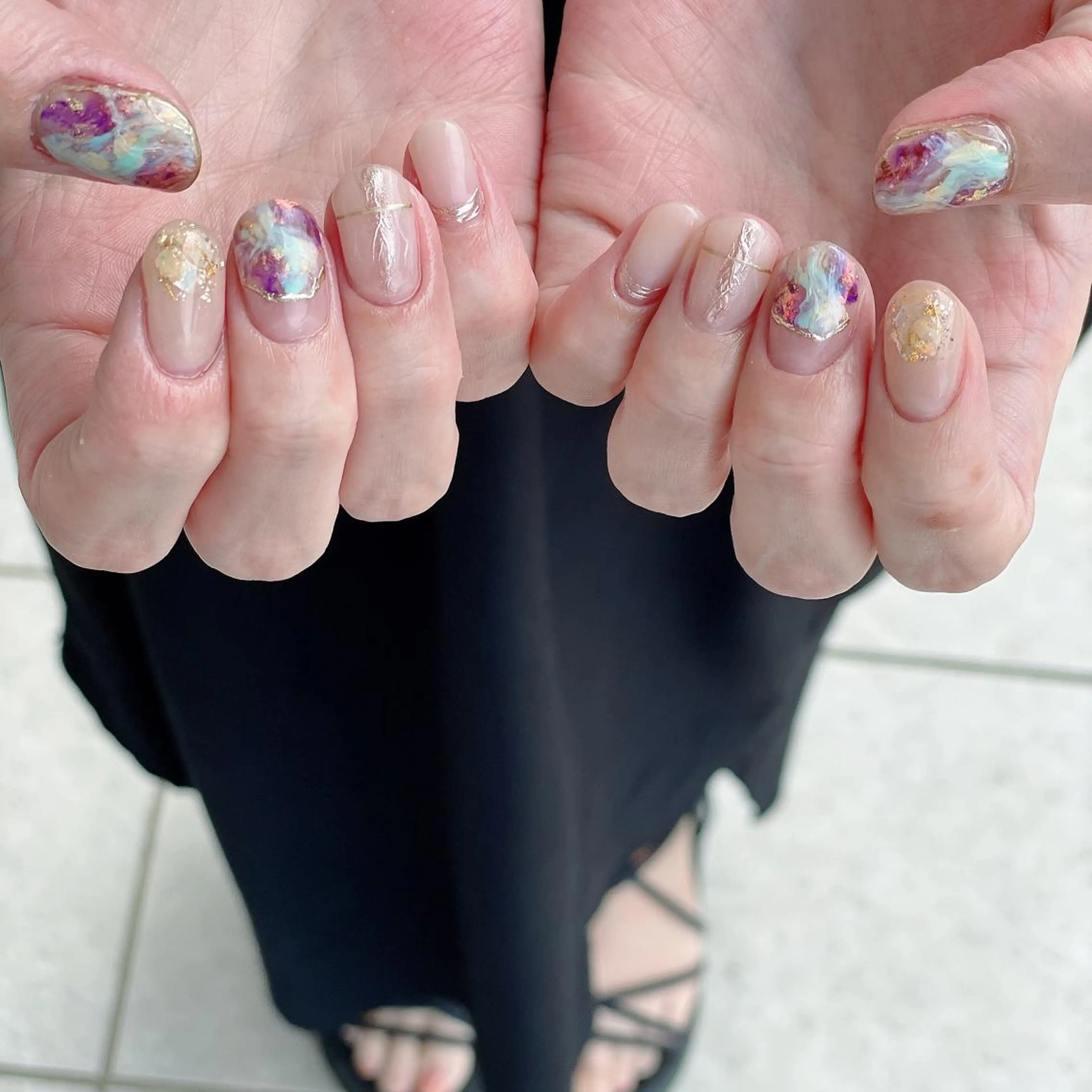 ネイル ハンドネイル amulet TOMOMIのネイルデザイン