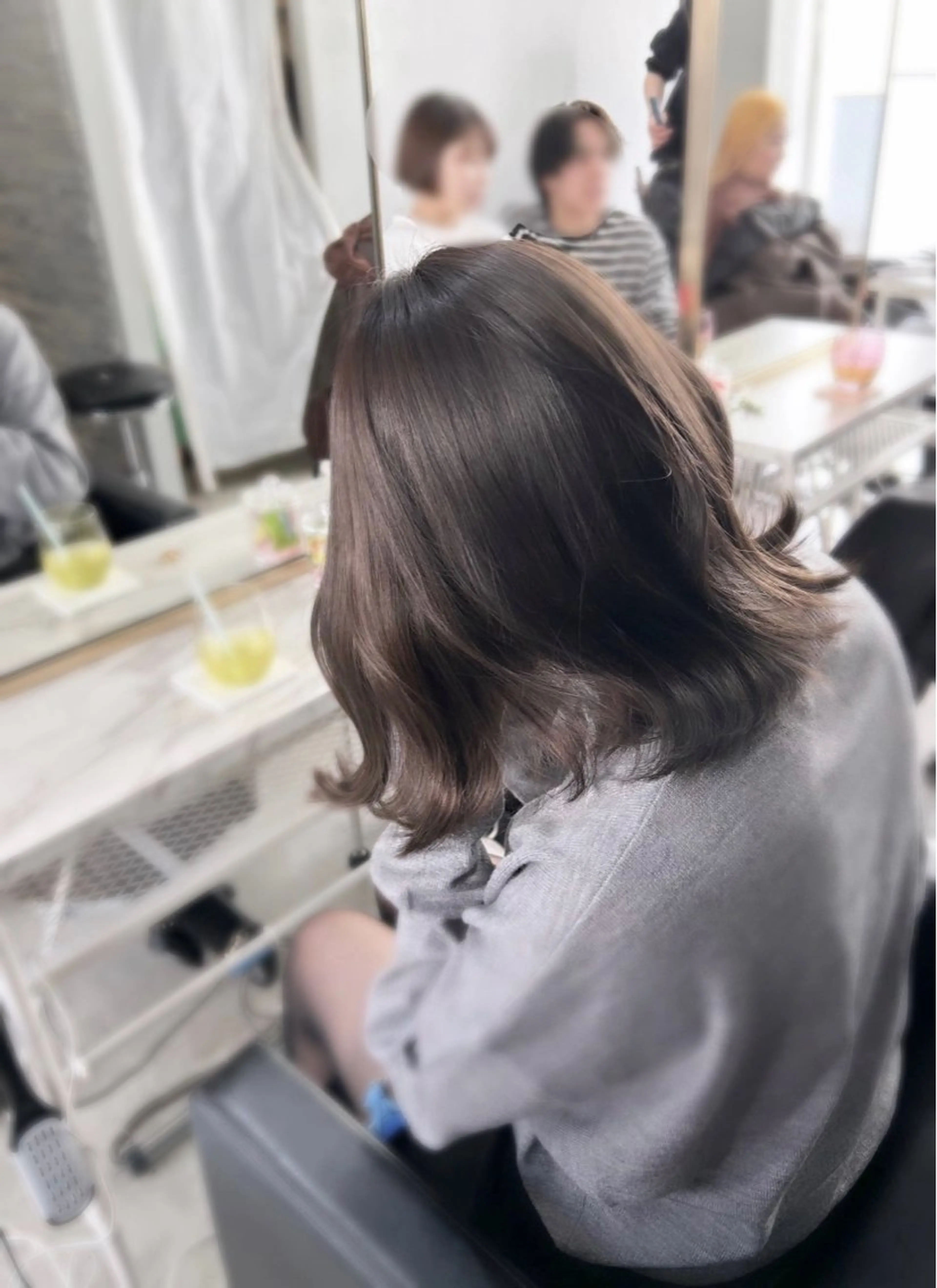 ミディアム カラー ヘアカラー トリートメント I’ve所属・💘大人可愛く💘 Natsuki❥❥❥のヘアスタイル