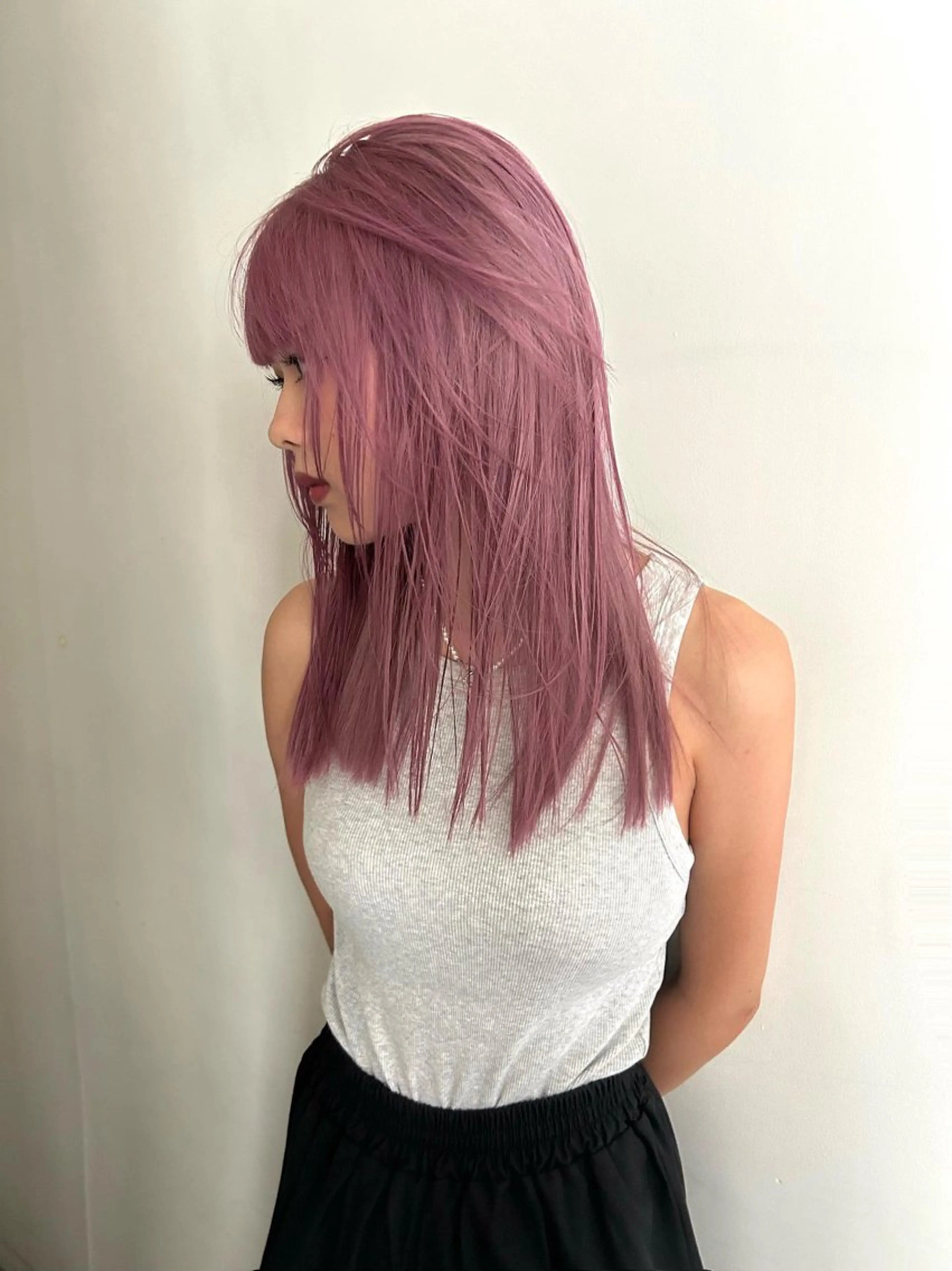 🌸【ミニモ学割】🌸ブリーチリタッチ＋カラー＋トリートメント🥣🫧【原宿/明治神宮】の写真