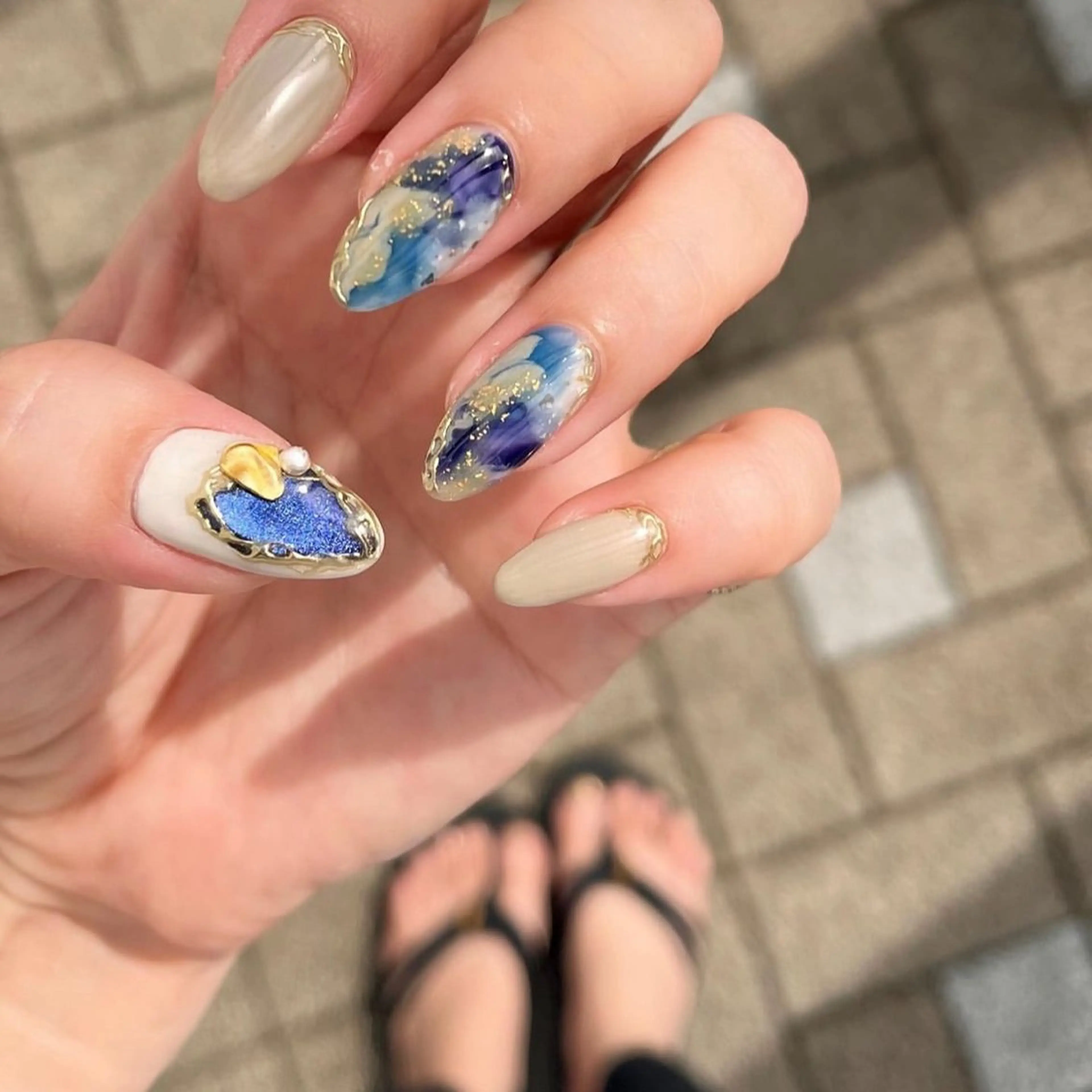 ネイル ニュアンスネイル ハンドネイル Nail Rinonのネイルデザイン
