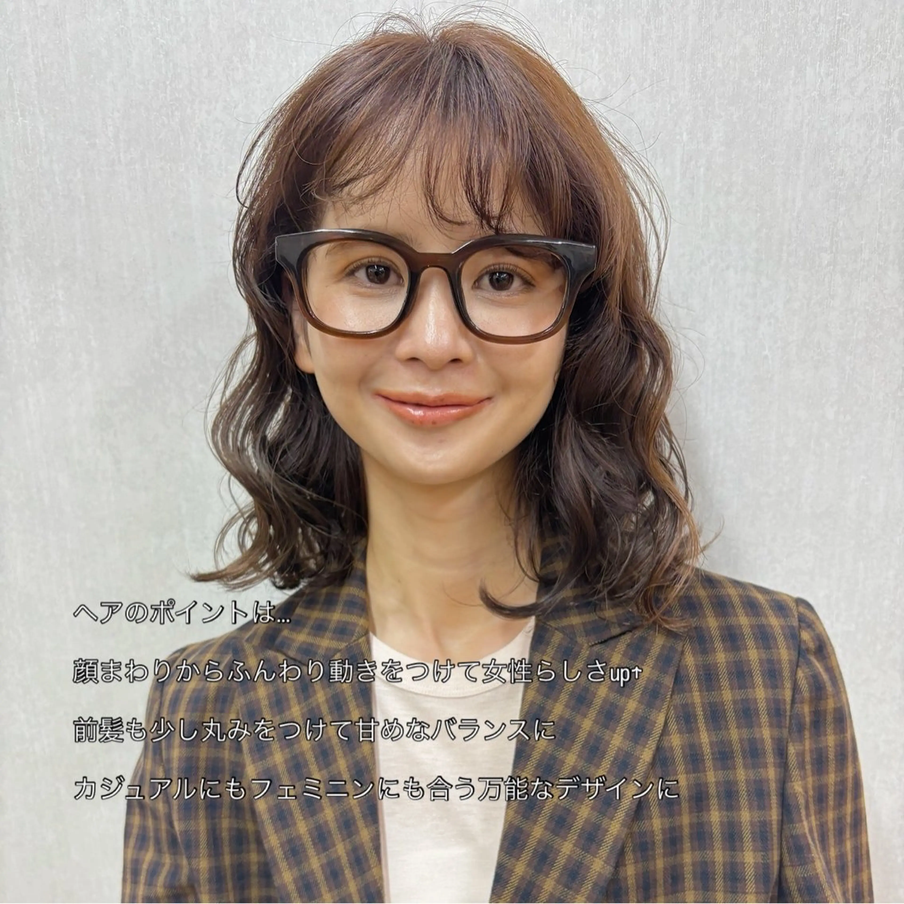 パーマ ボブ デジタルパーマ カット パーマ ボブ/ミディアム 親しみやすさ/さくらのヘアスタイル