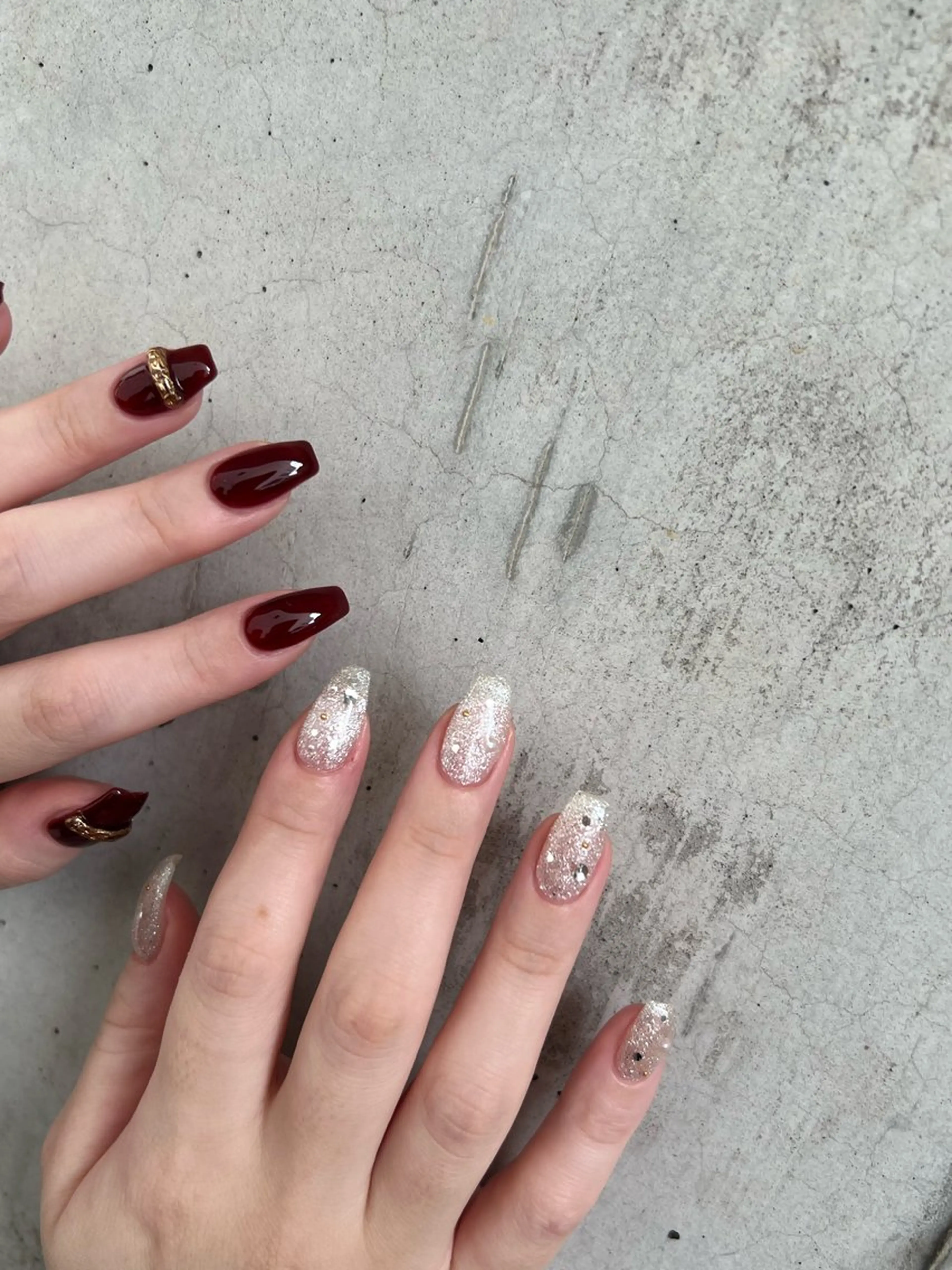 ネイル 持ち込み ニュアンスネイル Charme. NOBUKOのネイルデザイン