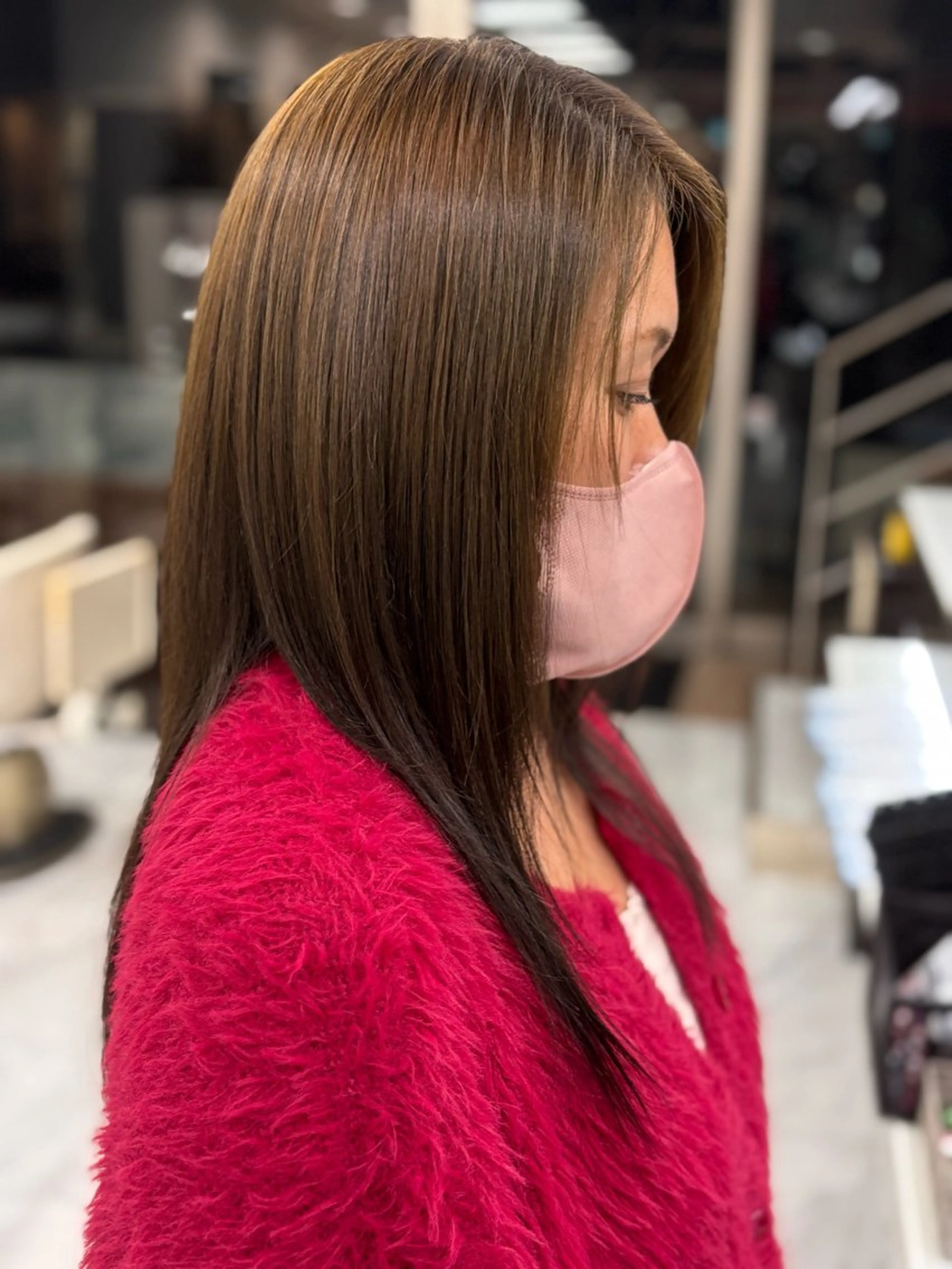 セミロング カラー NOAHL所属・‪🔆‬あやか🔆‬ カラーモデル募集中のヘアスタイル