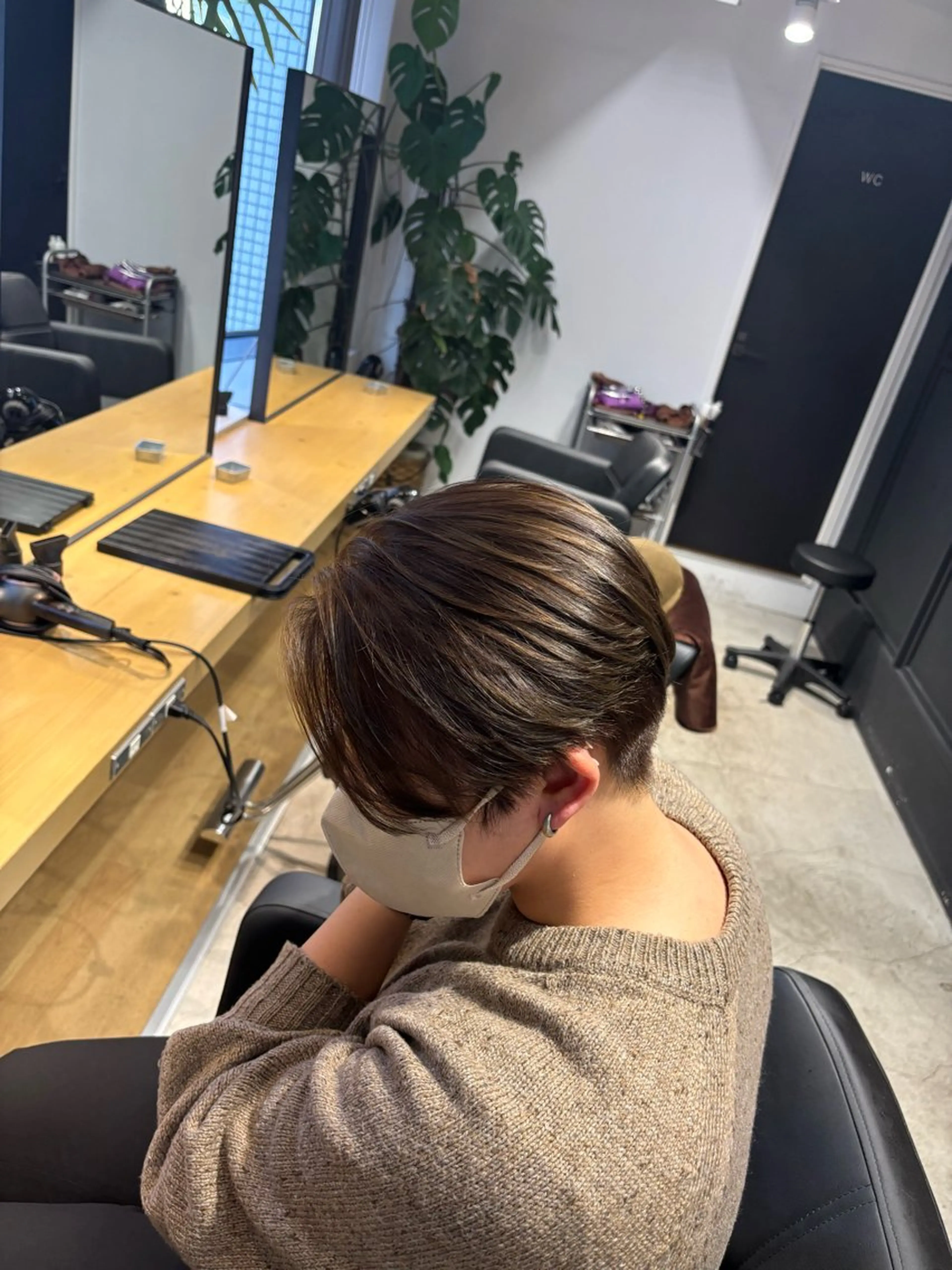 ショート カラー ハンサムショート ショートヘア カット ヘアカラー トリートメント ✨髪質改善ストレート ×ミニボブ✨萩原　翼のヘアスタイル