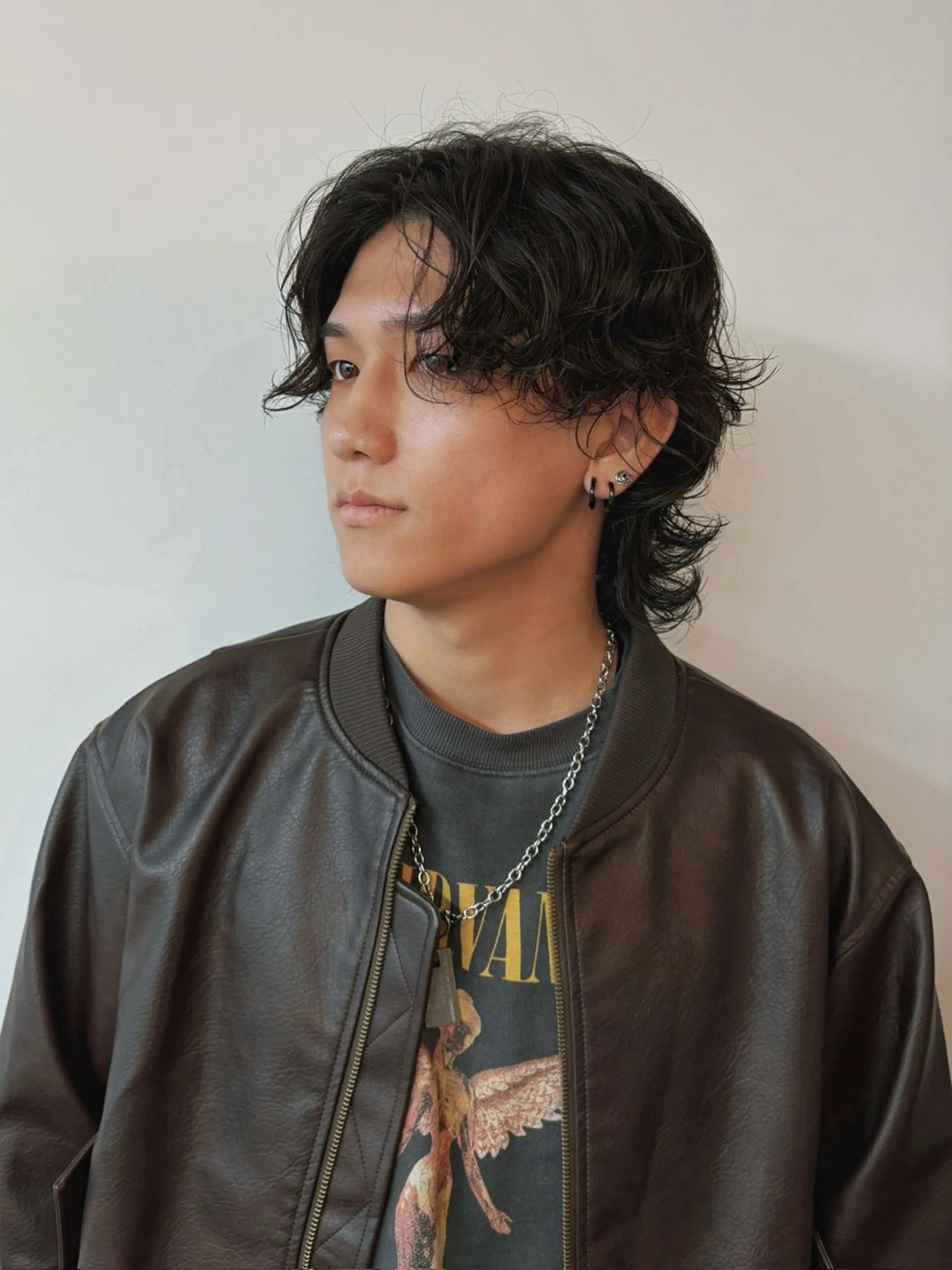 ミディアム パーマ メンズ Stir Maison 大宮所属・ryuma/ボブ /透明感カラーのヘアスタイル