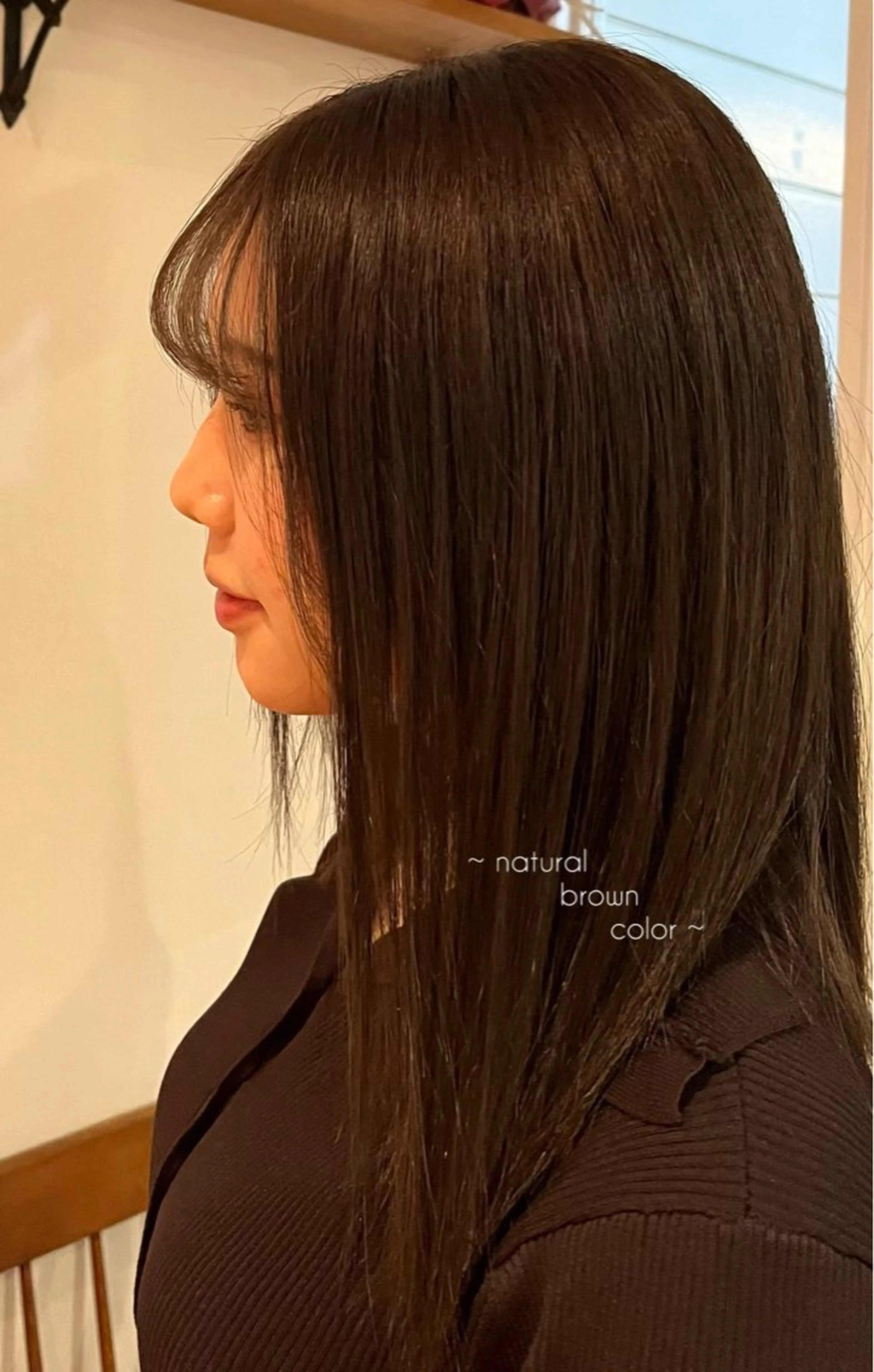 セミロング カラー 🐻艶髪ヘア/韓国風 /隈河🐻のヘアスタイル
