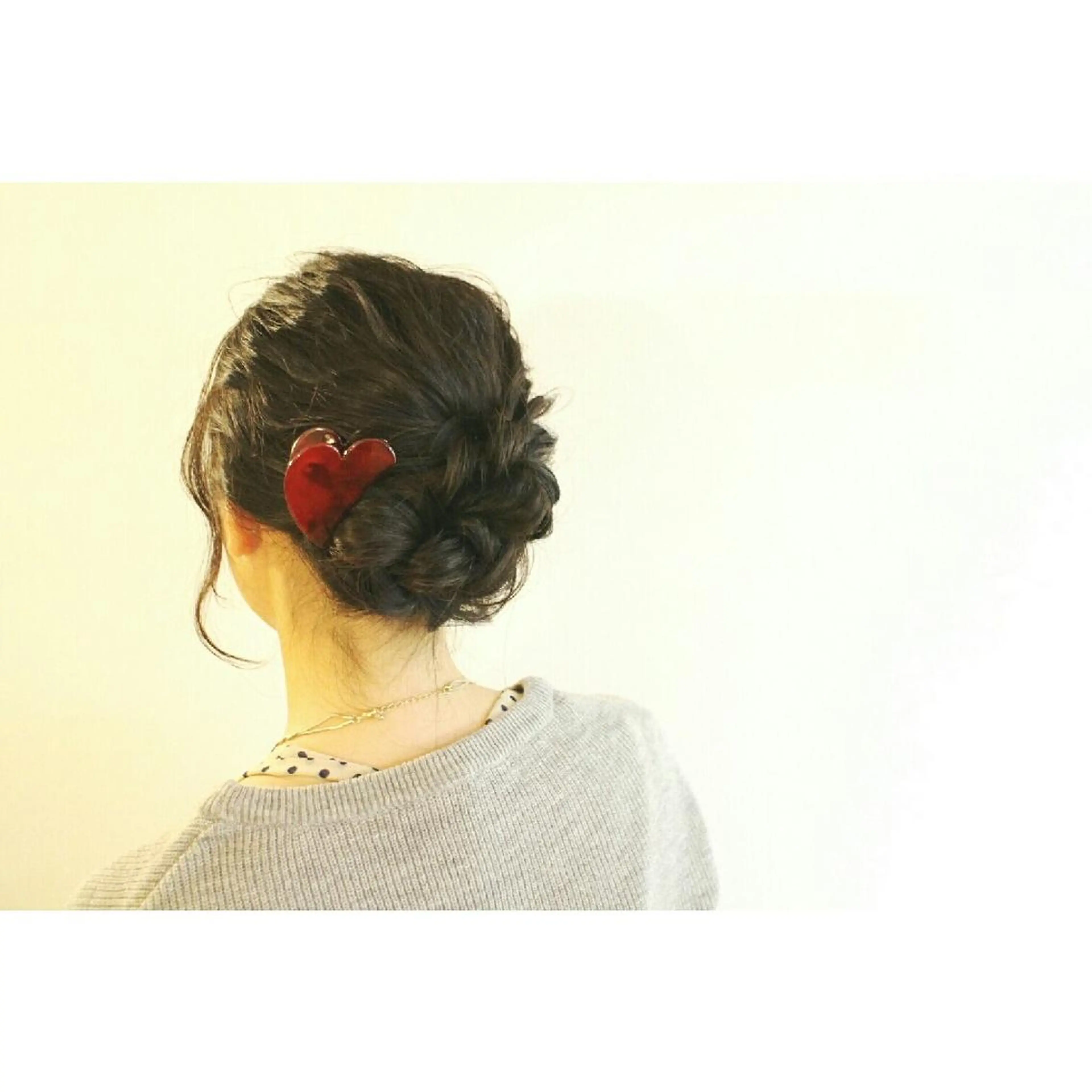 ヘアアレンジ Click所属・クニモトハルナ ボブ/柔らかカラーのヘアスタイル