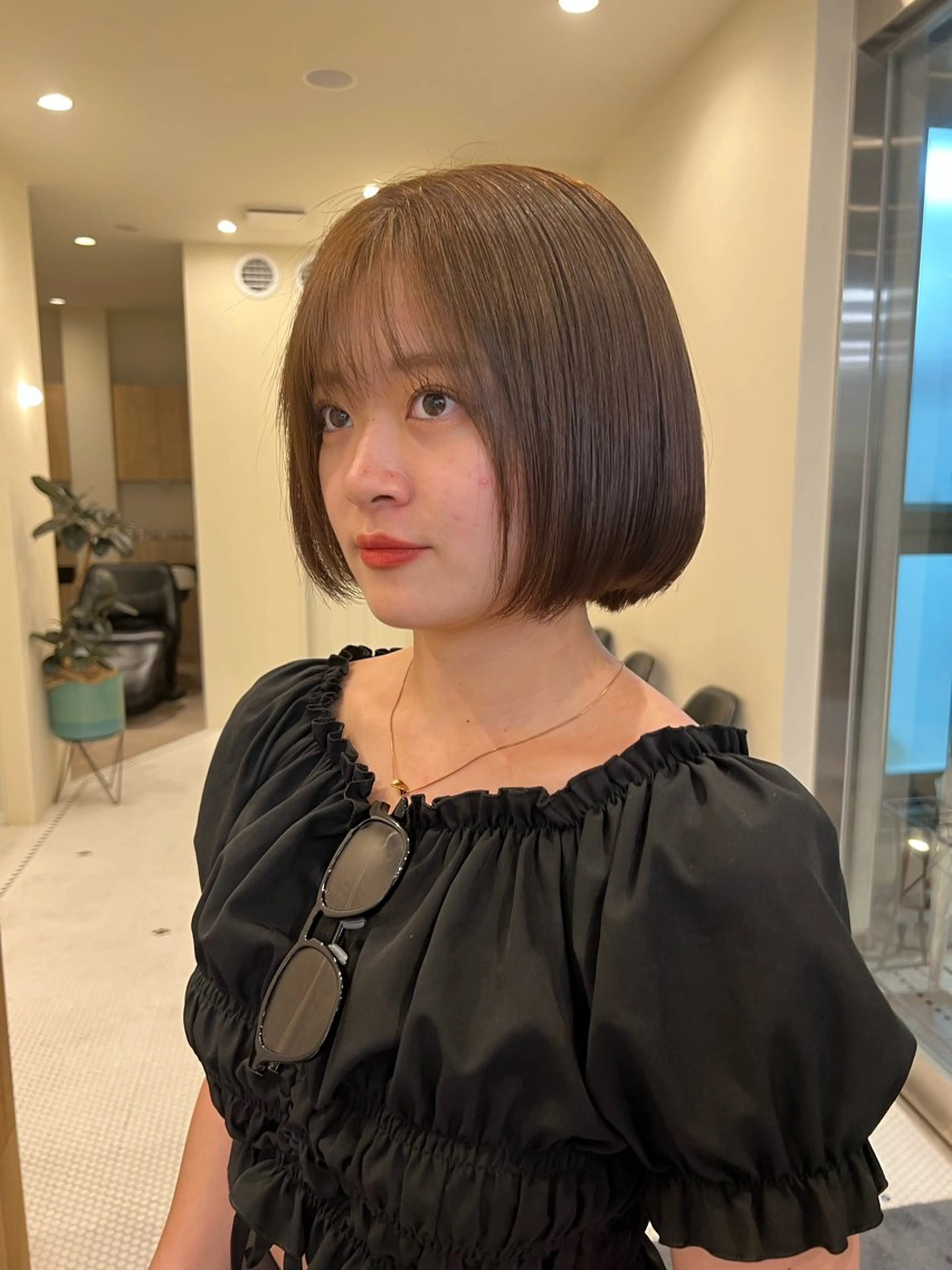 ロング カラー メンズ オリーブカラー belle   表参道　terrace所属・抜きっぱなしブロンド /ハイトーン/カナタのヘアスタイル