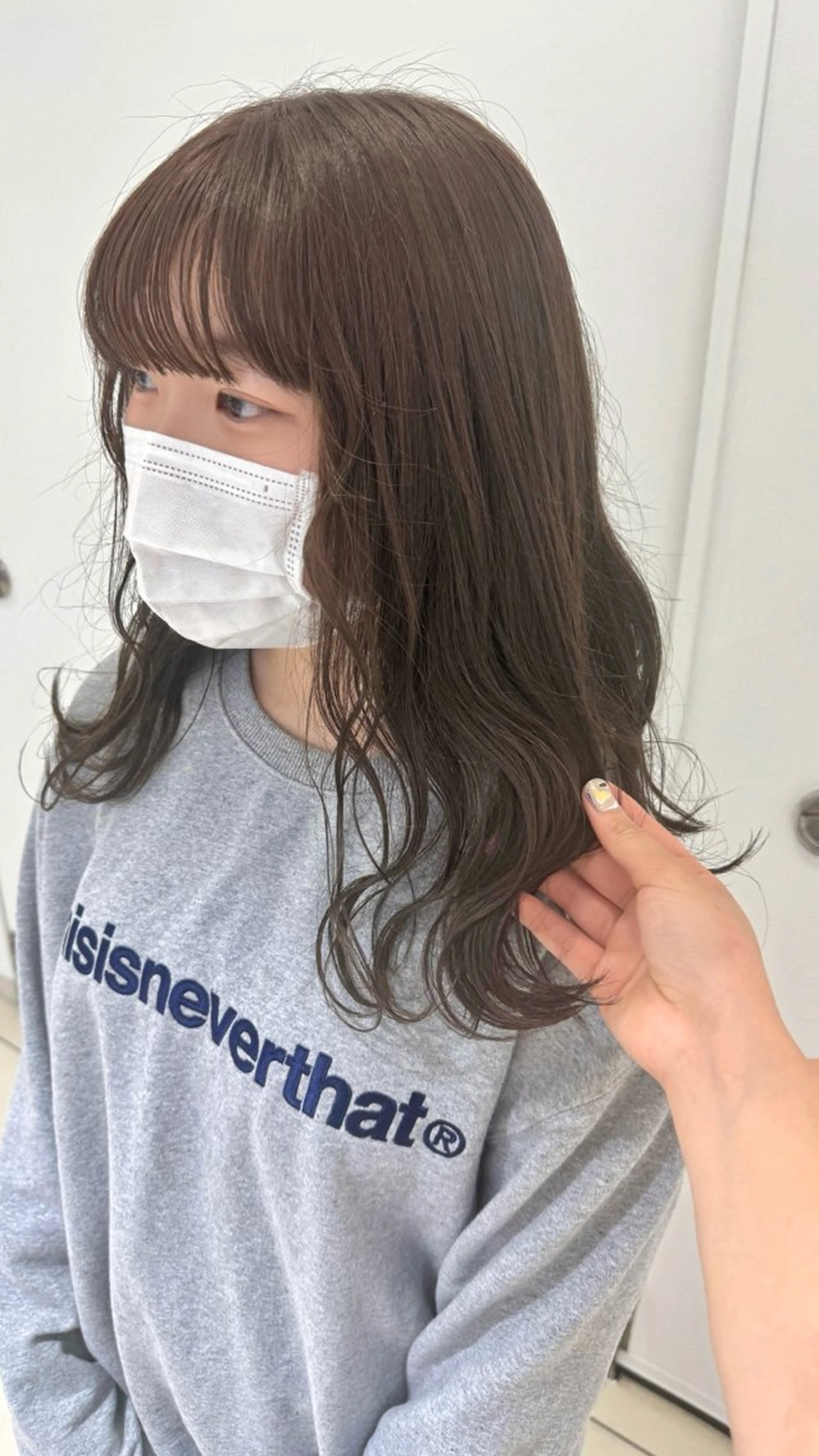 ロング カラー ブラウンカラー ナチュラルブラウン ヘアカラー 森田遥奈/透明感カラ ー/似合わせカットのヘアスタイル